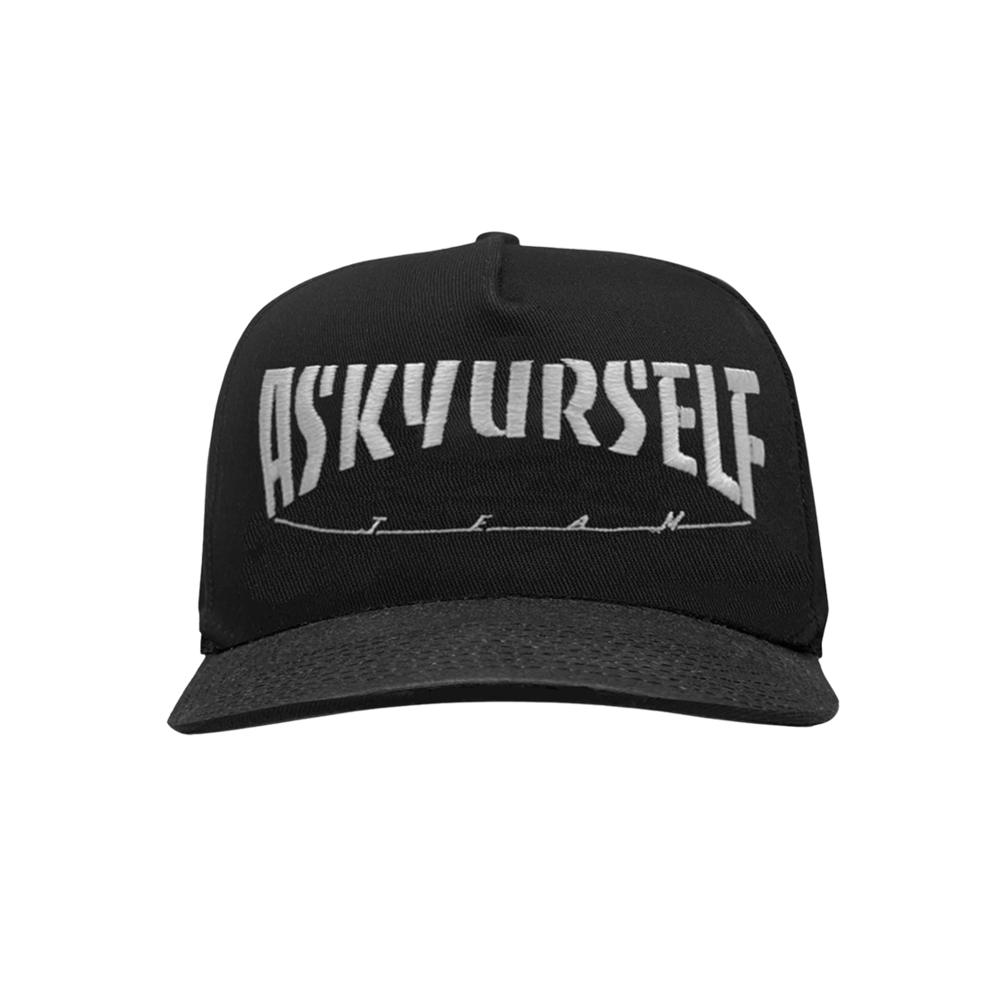 V16010401-001-P02 Askyurself OG Skate Snapback Cap Black