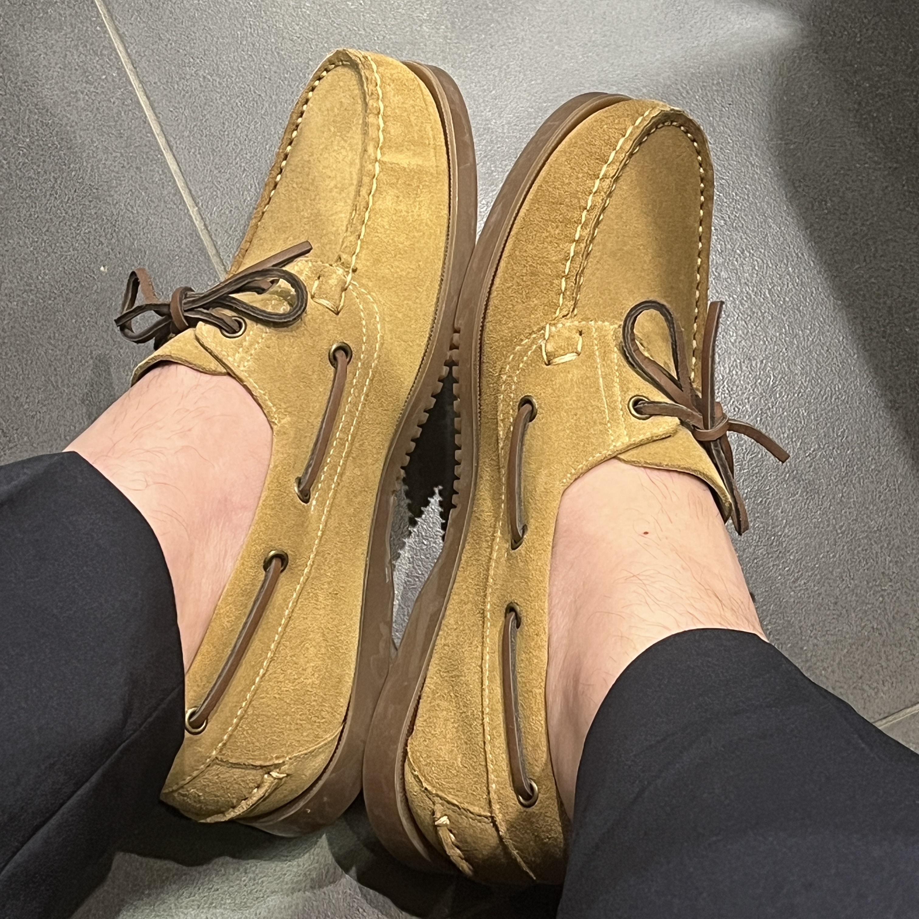 Paraboot Barth Marine Veloaurs Fauve 착용 스타일 - 2