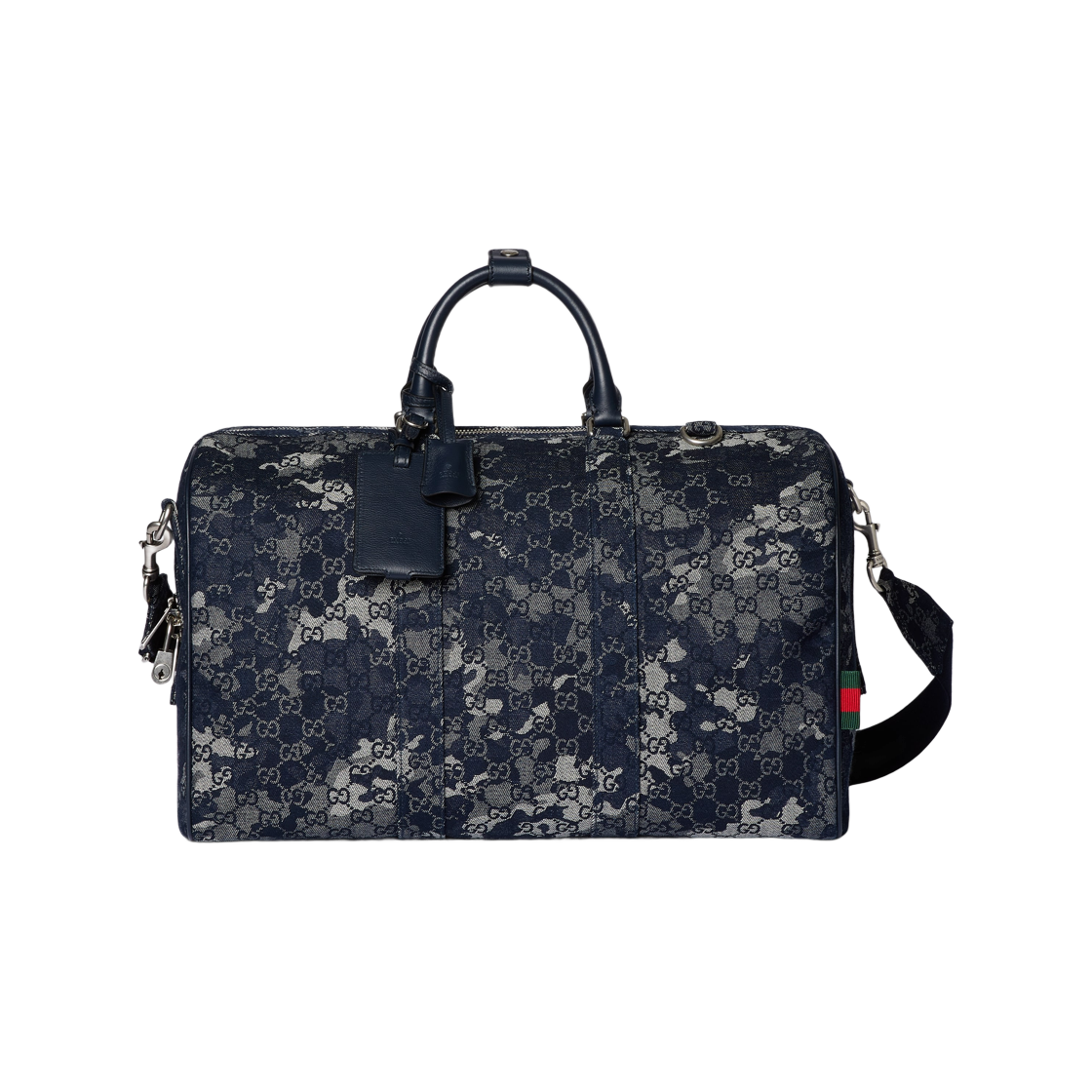 구찌 GG 데님 더플백 다크 블루 GG 데님(Gucci GG Denim Duffle Bag Dark Blue GG Denim) - 1