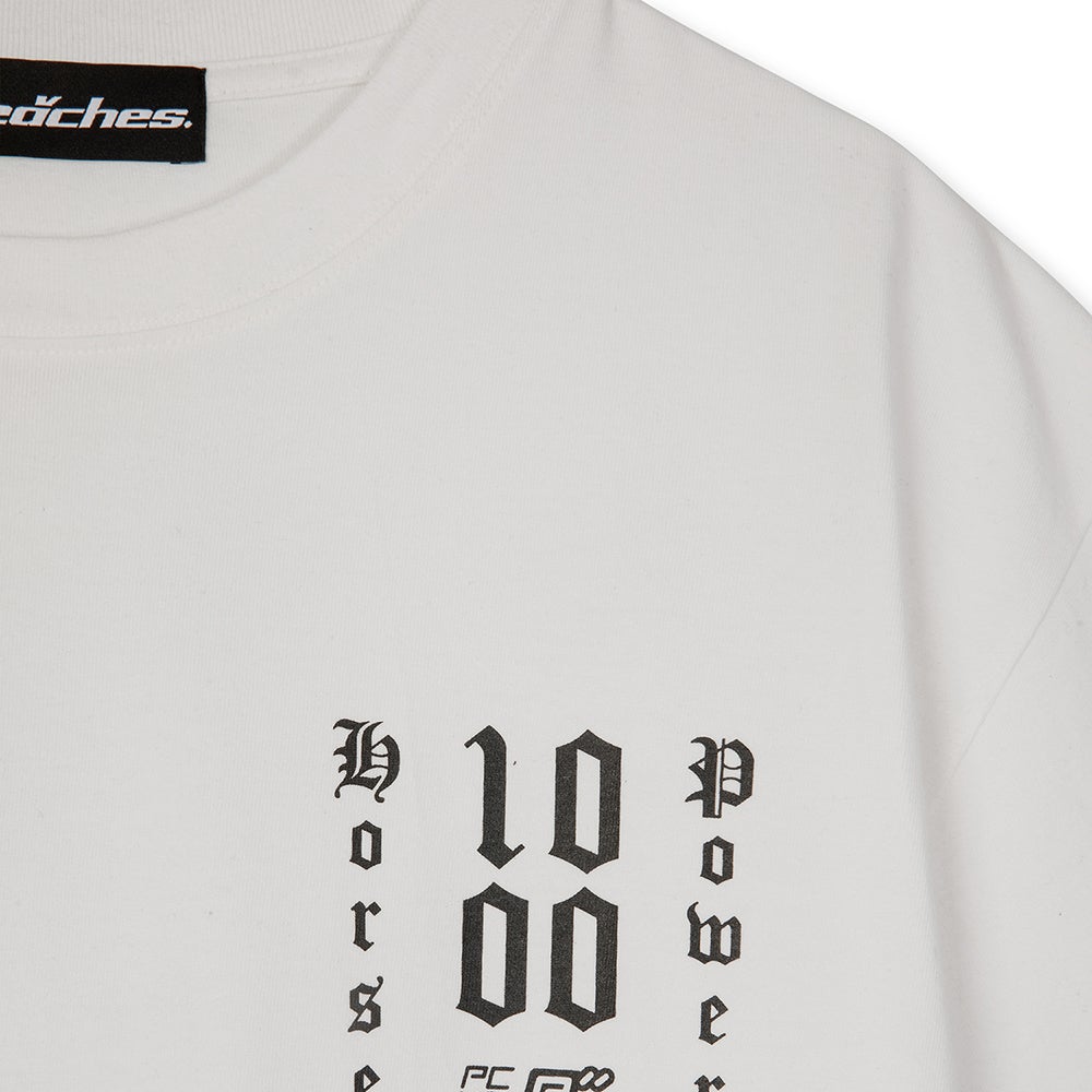 PCS25GXSS005 Peaches. 1000 Horse Power S/S Tee Black - #3