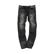 Undermycar Hard Washed Antique Rings Distressed Slim Jeans Washed Gray - 25SS