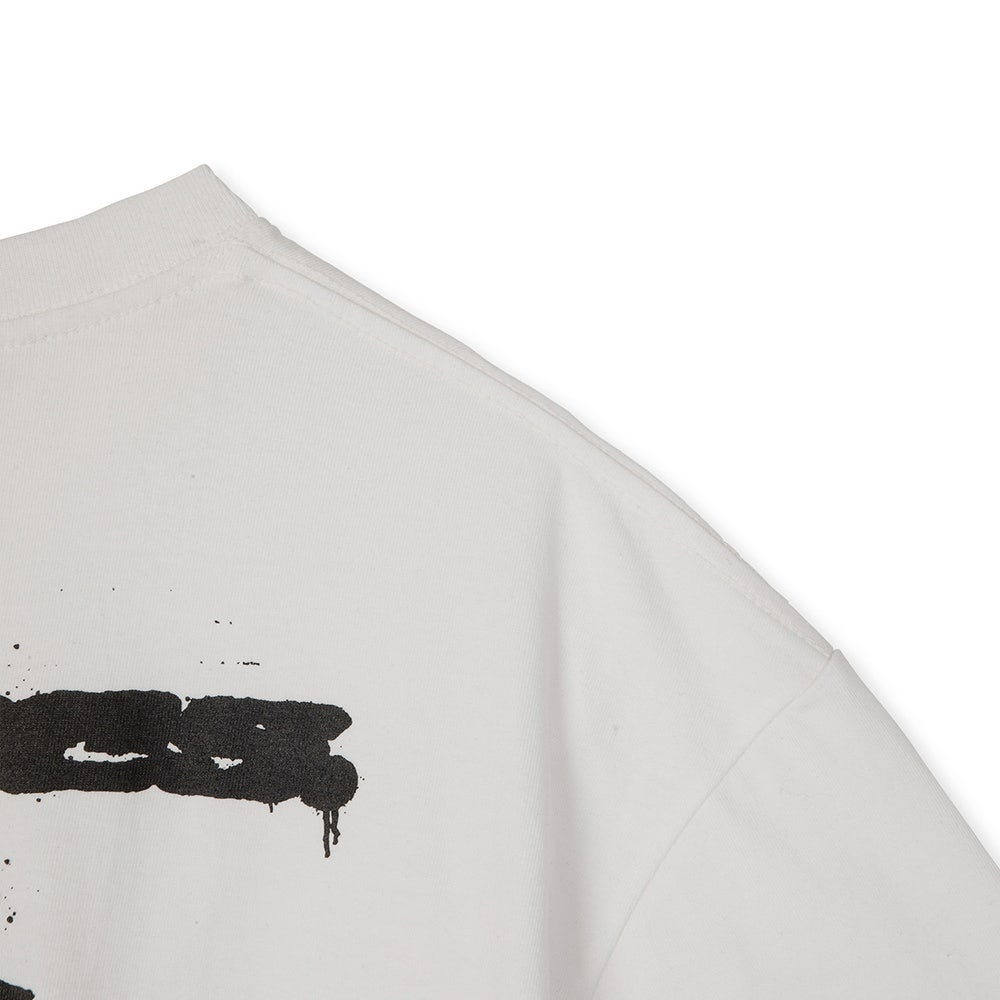 PCS25GXSS002 Peaches. Sprayed Logo S/S Tee White - #6