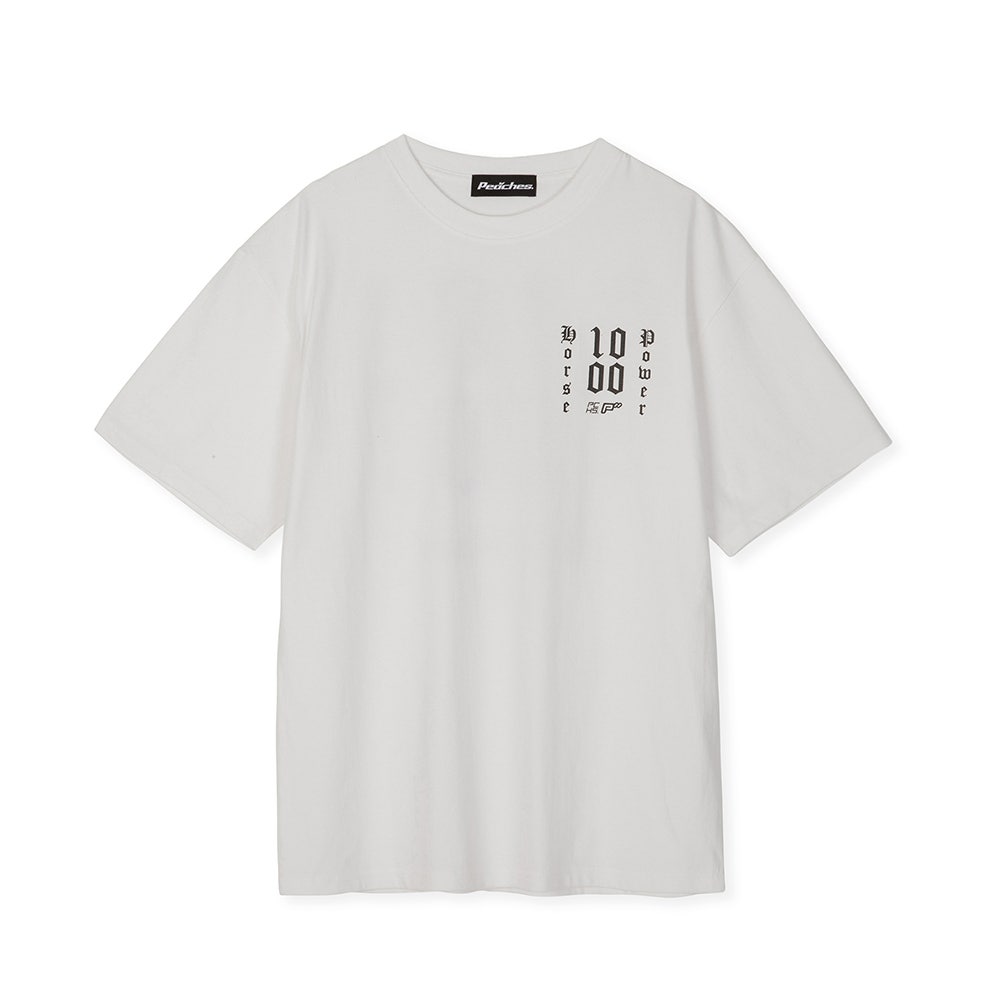 PCS25GXSS005 Peaches. 1000 Horse Power S/S Tee Black - #2