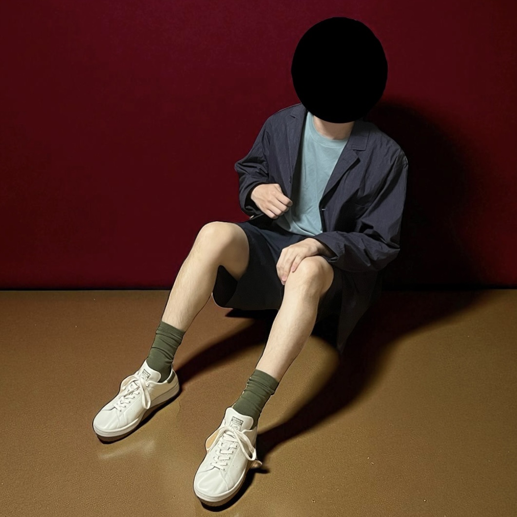 Adidas Stan Smith Decon Cloud White Green, Adidas Stan Smith Decon Alumina Olive Strata 착용 스타일 - 1