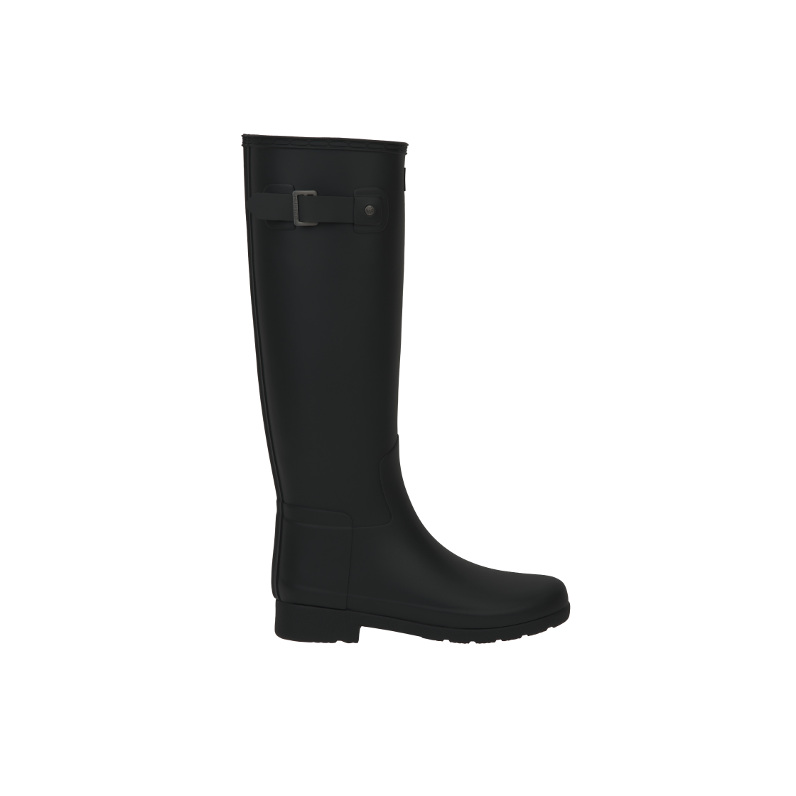 (W) 헌터 오리지널 리파인드 톨 레인 부츠 블랙((W) Hunter Original Refined Tall Rain Boots Black)