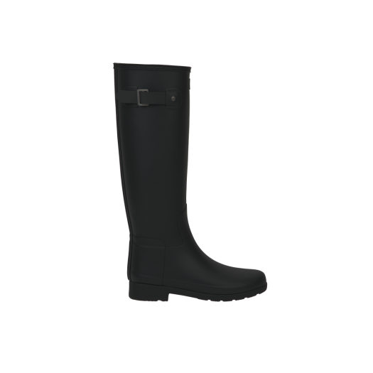 (W) Hunter Original Refined Tall Rain Boots Black