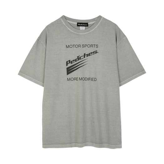 PCS25GXSS006 Peaches. Engine Logo S/S Tee Light Khaki