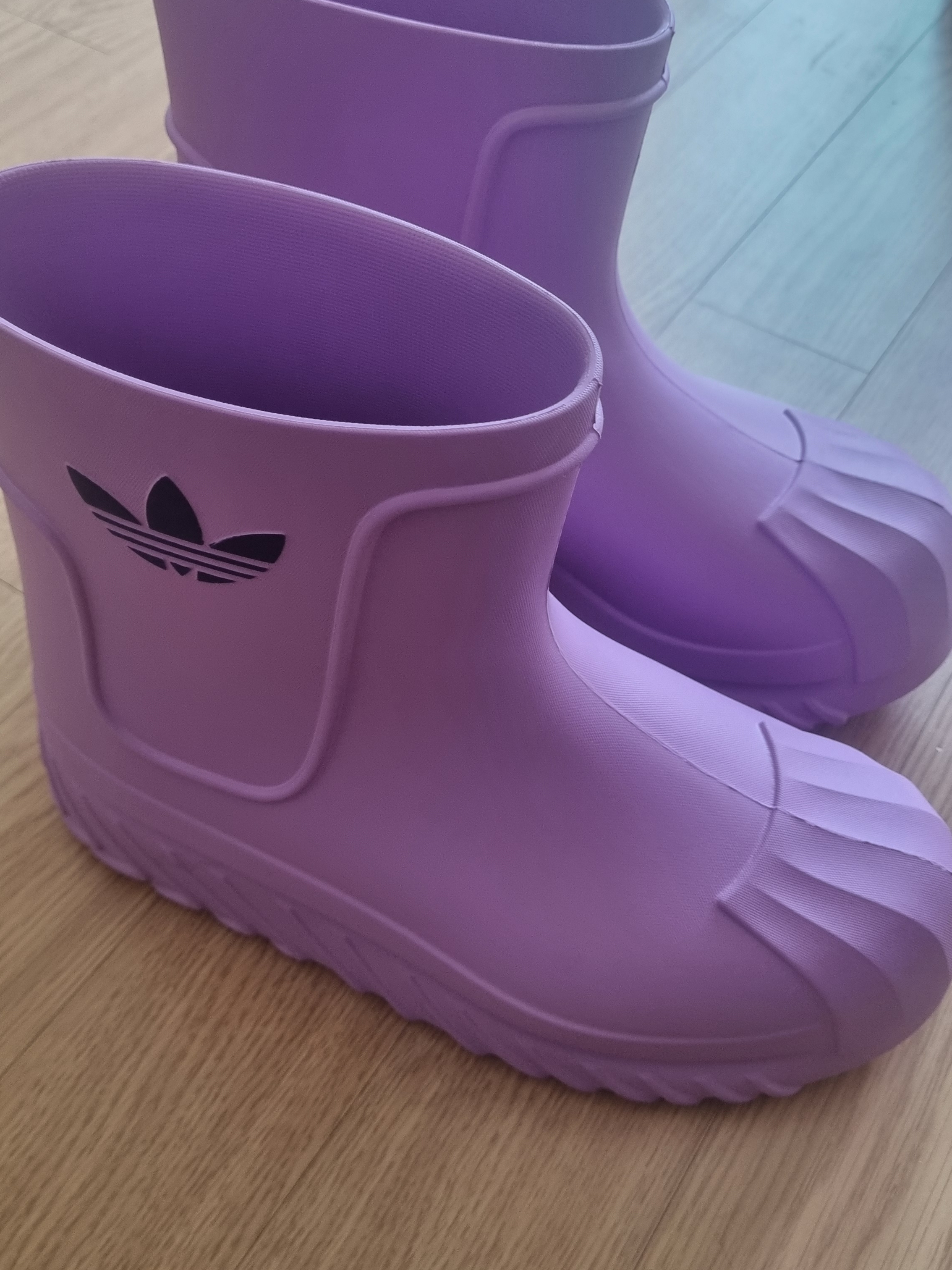 (W) Adidas Adifom Superstar Boot Pink 착용 스타일