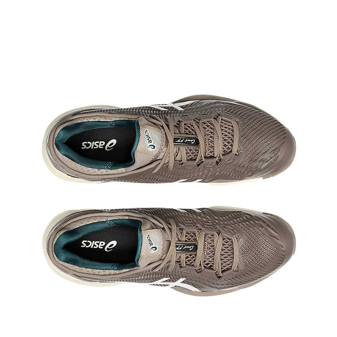 아식스 코트 FF 3 토프 그레이 화이트(Asics Court FF 3 Taupe Grey White) - 2