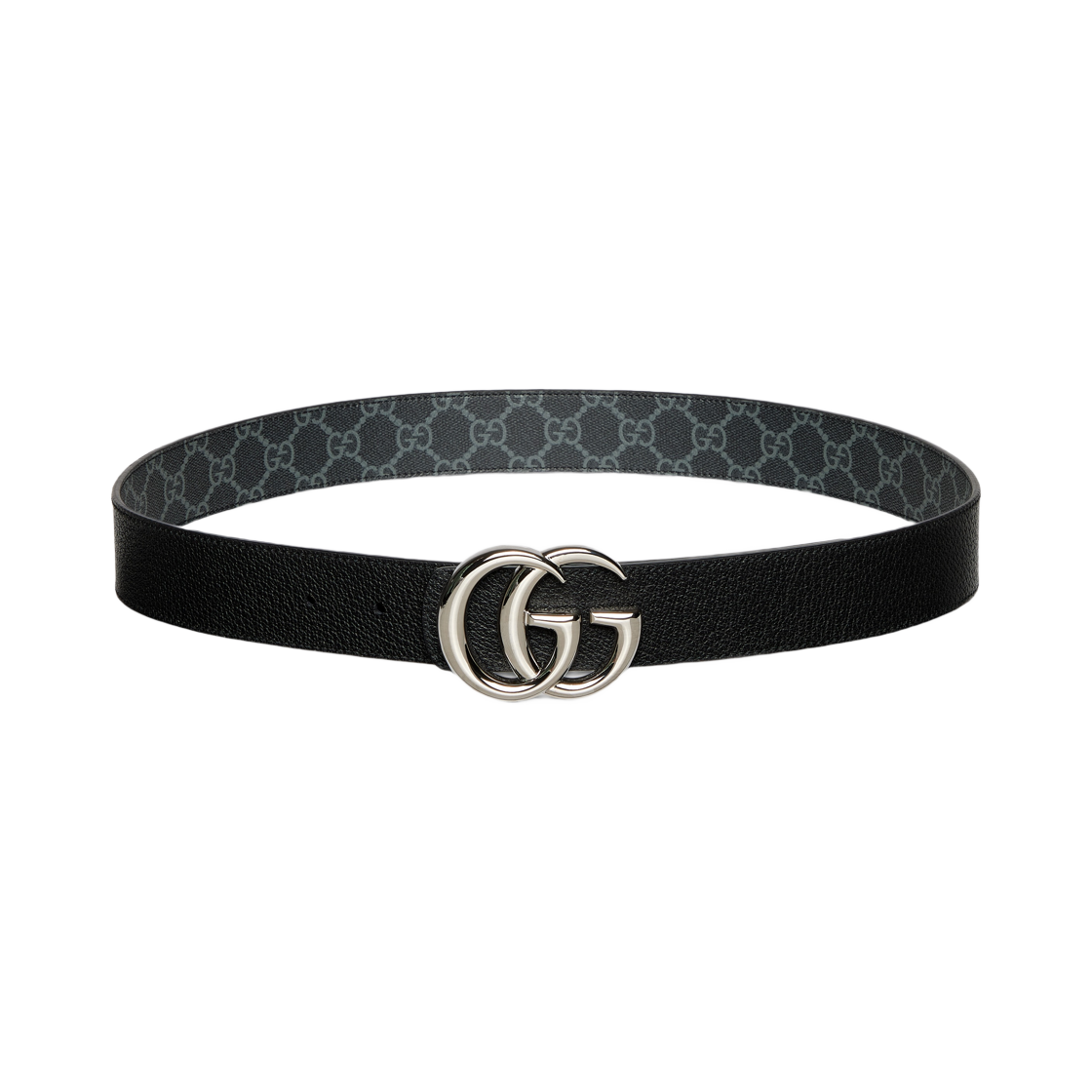 구찌 리버시블 GG 마몽 벨트 블랙(Gucci Reversible GG Marmont Belt Black) - 2