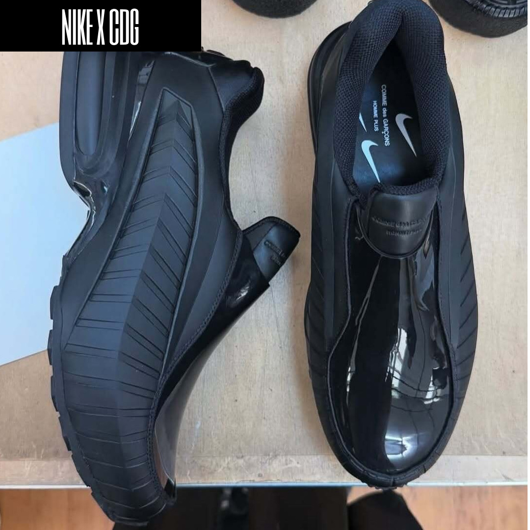 Nike x Comme des Garcons Air Max 97 Glacier Grey, Nike x Comme des Garcons Air Max 97 Black 착용 스타일 - 3