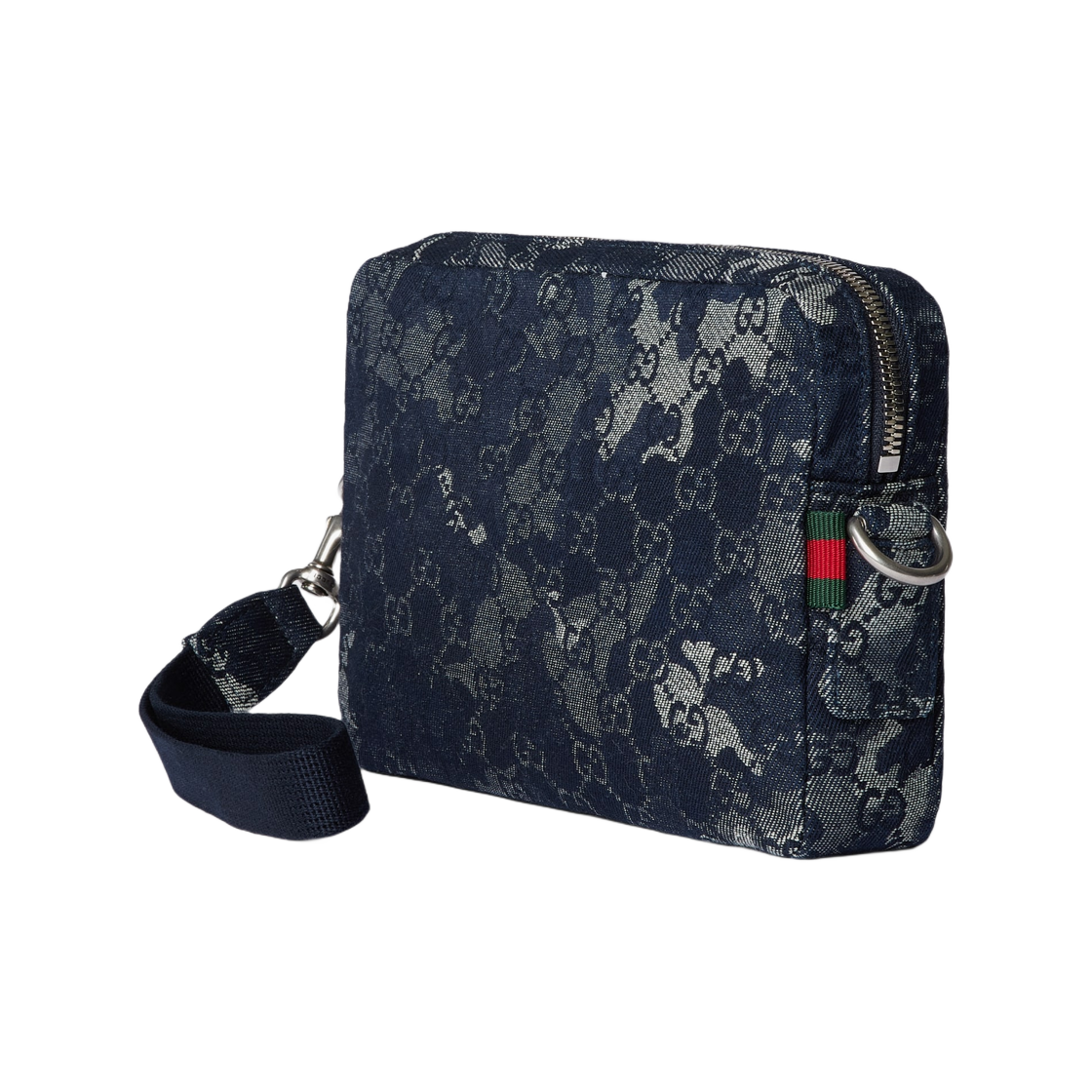 구찌 GG 데님 스몰 크로스바디백 다크 블루 GG 데님(Gucci GG Denim Small Crossbody Bag Dark Blue GG Denim) - 2
