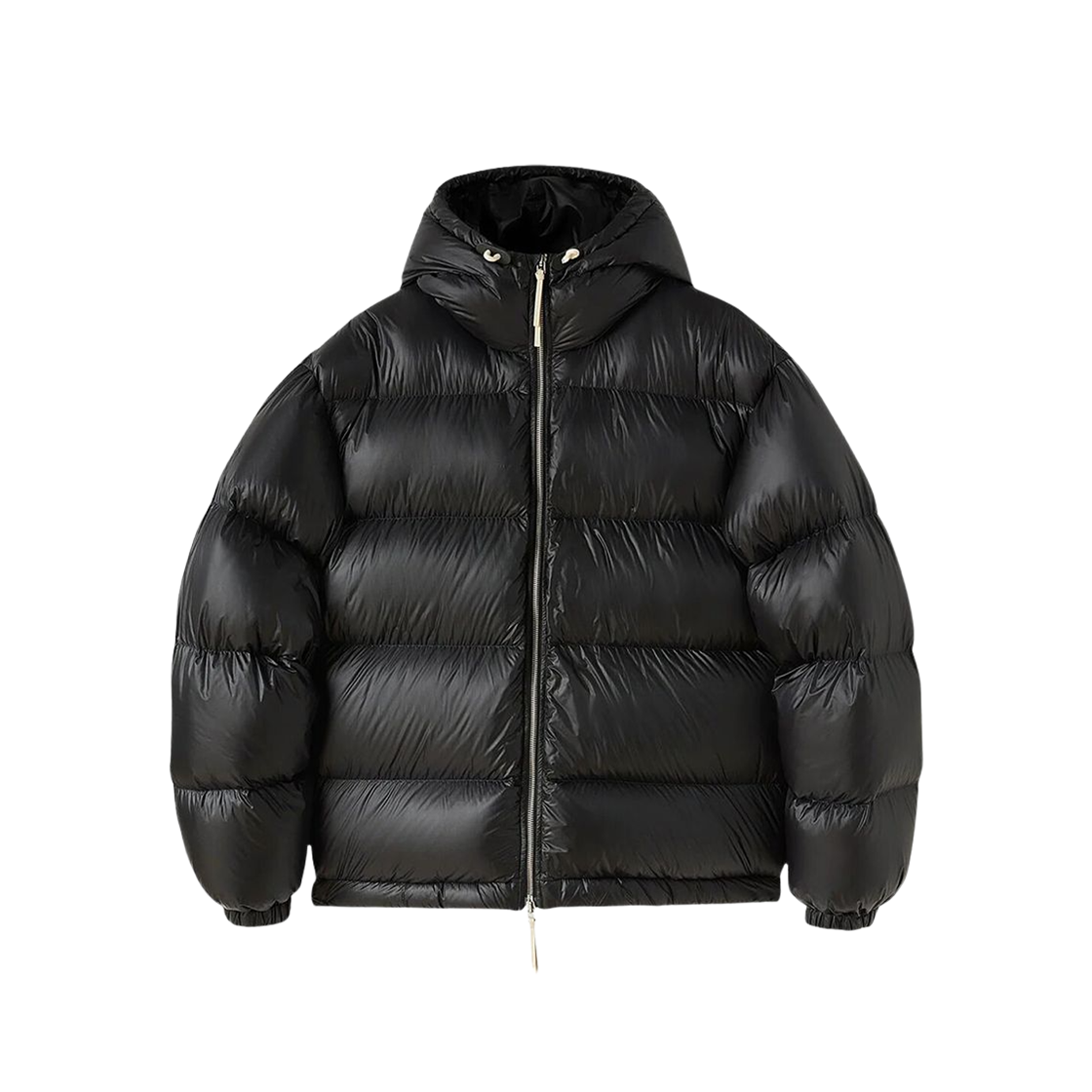 질 샌더 드로스트링 후드 다운 자켓 블랙(Jil Sander Drawstring Hooded Down Jacket Black)