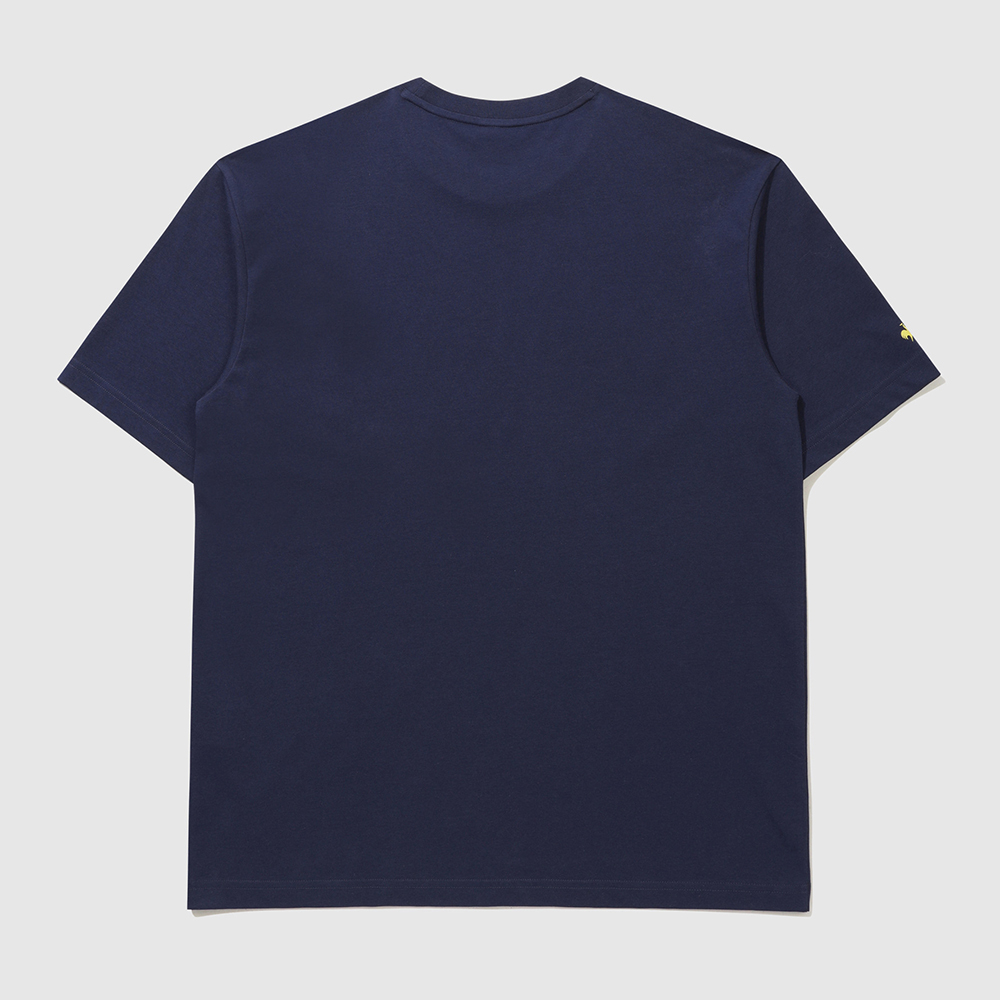르꼬끄 스포르티브 유니 헤리티지 루즈핏 반팔티 - 네이비(QQ323LRS81)(le coq sportif Unisex Heritage Loose Short-Sleeve T-Shirt Dark Navy) - 3