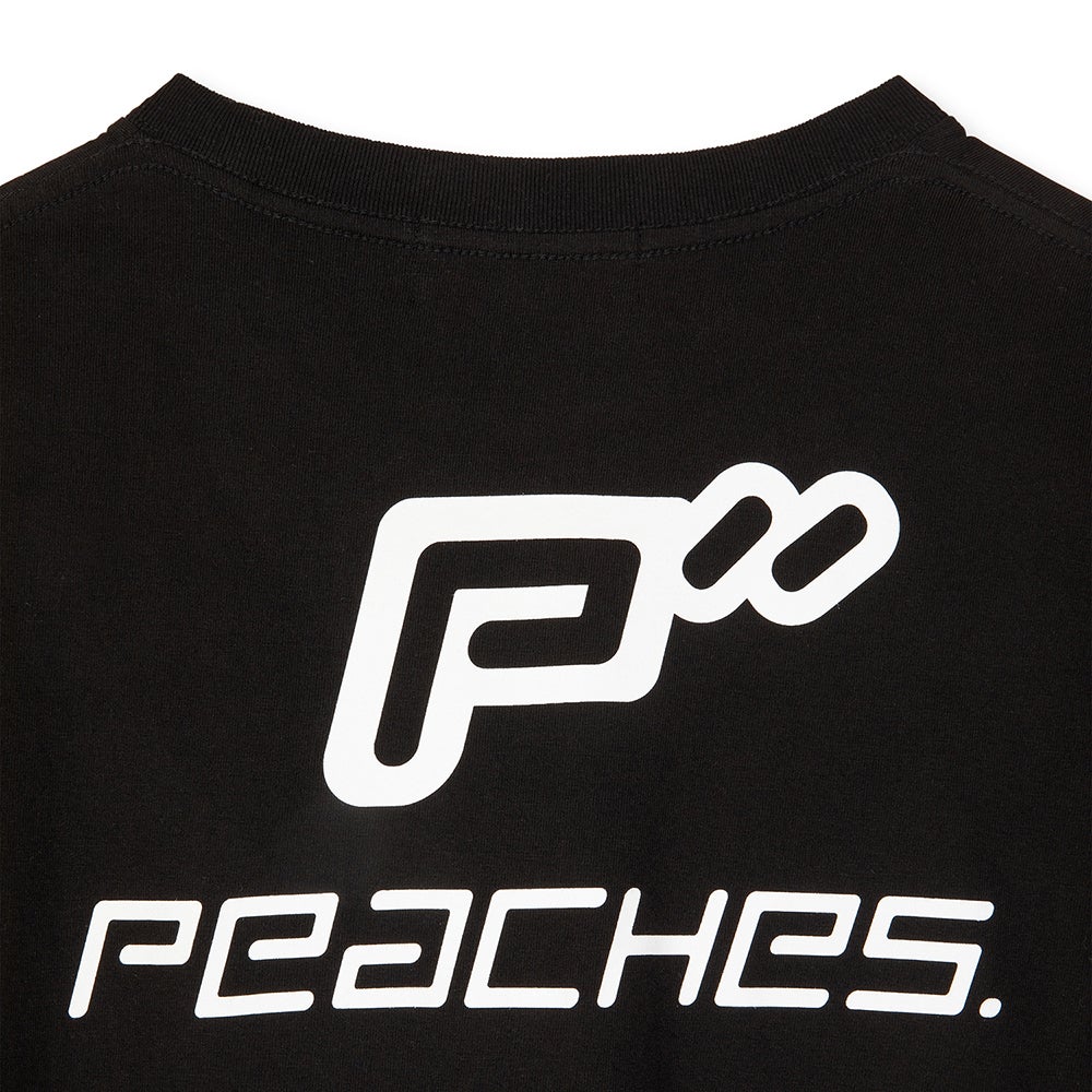 PCS25GXSS003 Peaches. Outline Logo S/S Tee Black - #6