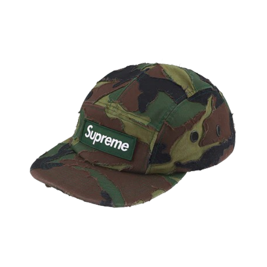 Supreme Layered Camo Camp Cap Woodland Camo - 25SS
