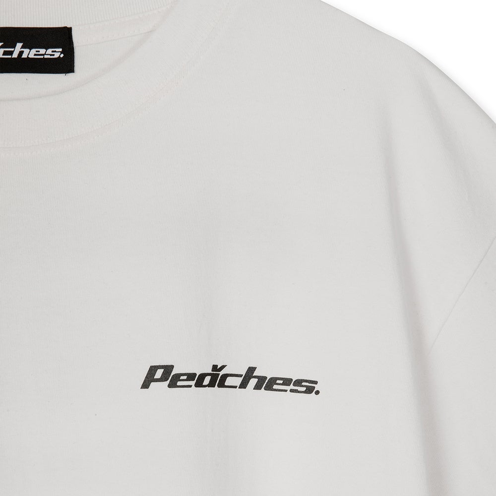 PCS25GXSS002 Peaches. Sprayed Logo S/S Tee White - #3