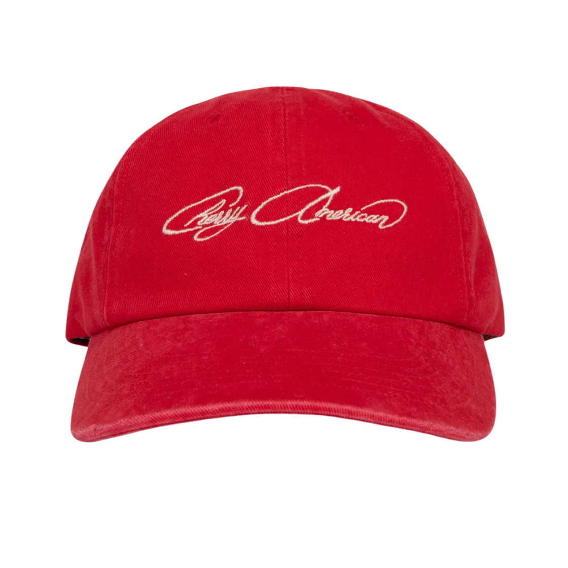 체리 LA 체리 아메리칸 언스트럭처햇 레드(Cherry LA Cherry American Unstructured Hat Red)