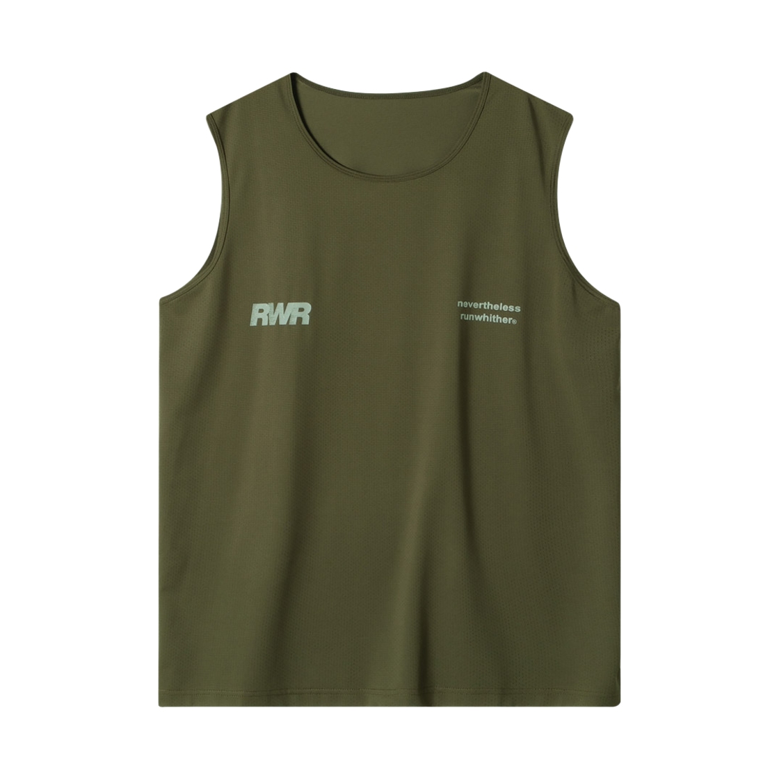 [KREAM 단독] 런위더 트레이닝 싱글렛 카키([KREAM 단독] runwhither Training Singlet Khaki)