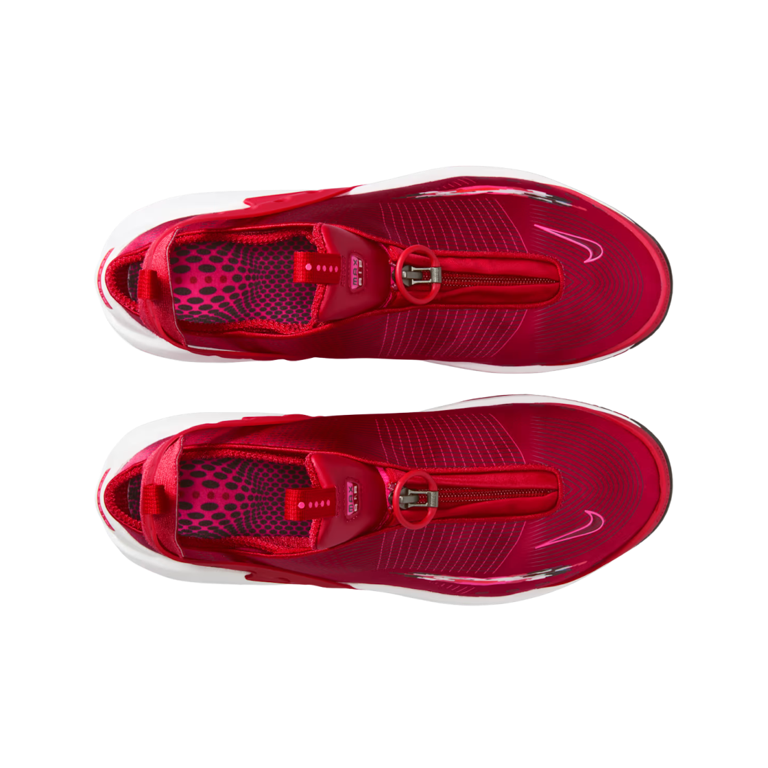 (W) 나이키 에어맥스 크레이즈 유니버시티 레드 앤 화이트((W) Nike Air Max Craze University Red and White) - 2