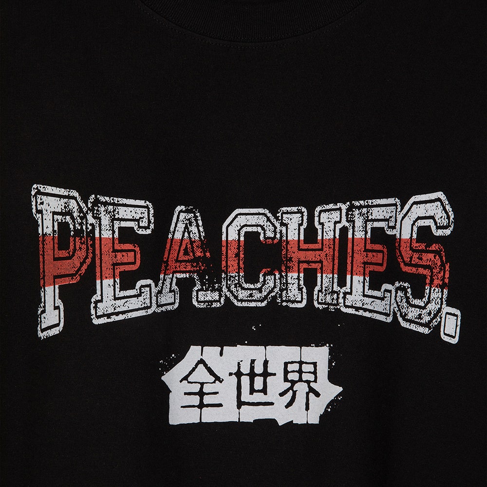 PCS25GXSS007 Peaches. Peaches Boxing Logo S/S Tee White - #4