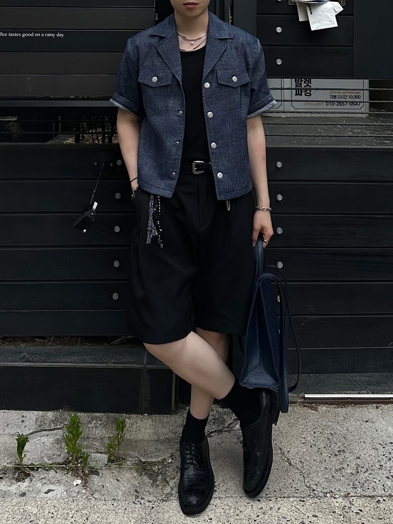 Telfar Medium Shopping Bag Navy, Tiffany & Co. Return To Tiffany Heart Tag Toggle Bracelet Silver 착용 스타일 - 4