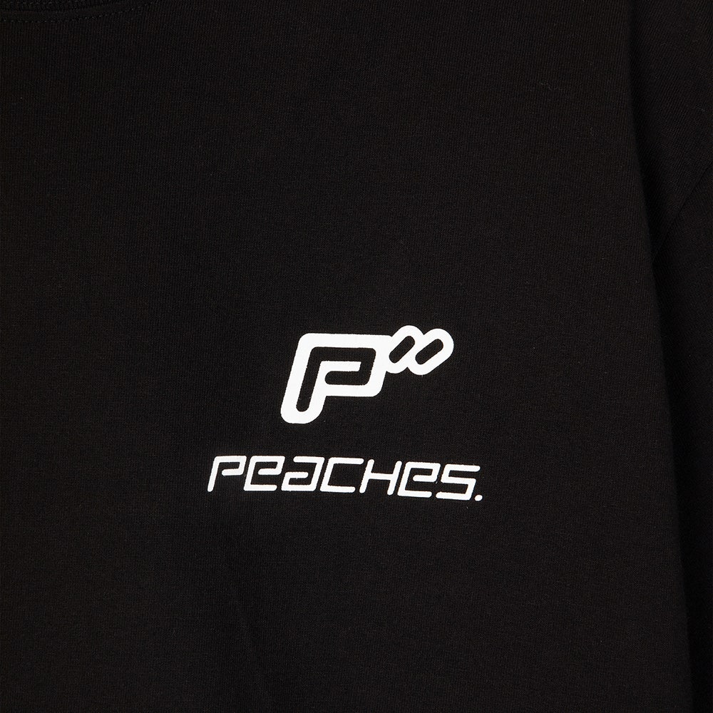 PCS25GXSS003 Peaches. Outline Logo S/S Tee Black - #3