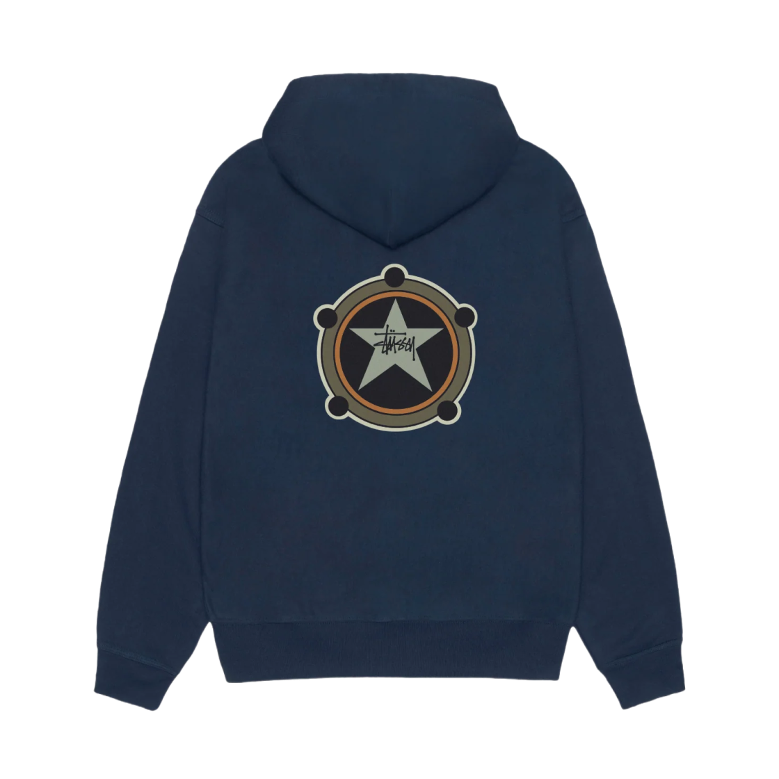 스투시 레인저 집 후드 네이비