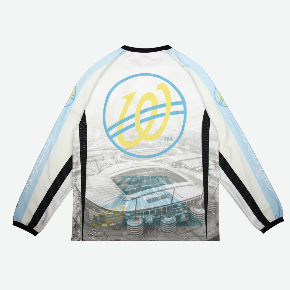 위얼드월드 스타디움 싸커저지 롱슬리브 화이트(Weird World Stadium Soccer Jersey Long Sleeve White) - 2