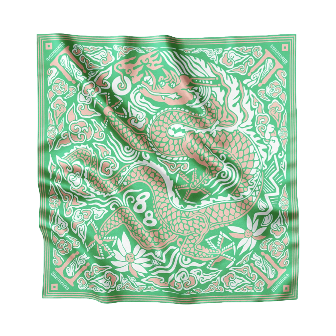 지드래곤 위버멘쉬 스카프 그린(G-DRAGON Ubermensch Scarf Green)