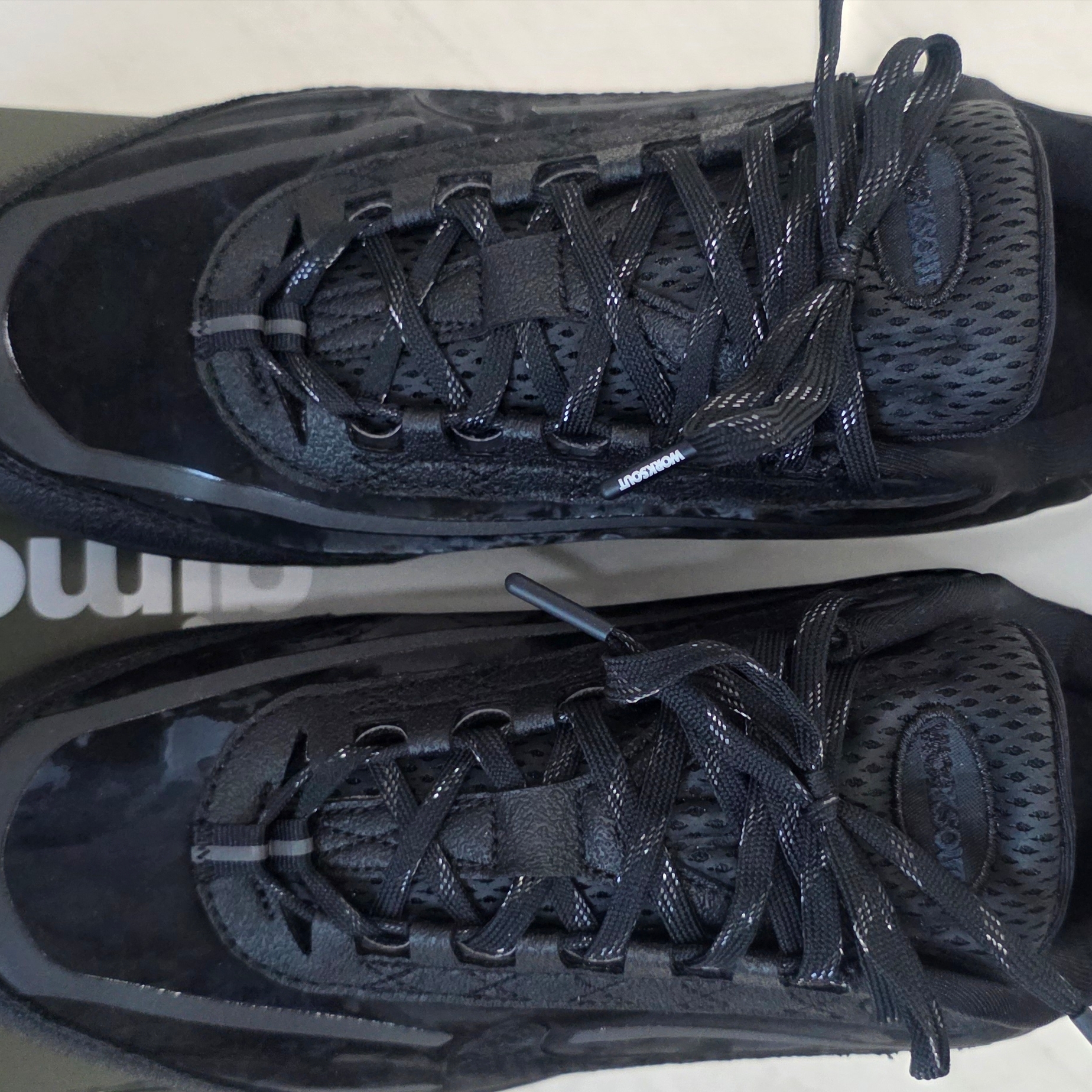 Nike x Worksout Air Max 95 Black Anthracite 착용 스타일 - 1