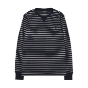 Tommy Hilfiger Thermal Stripe Lounge Crewneck Sail