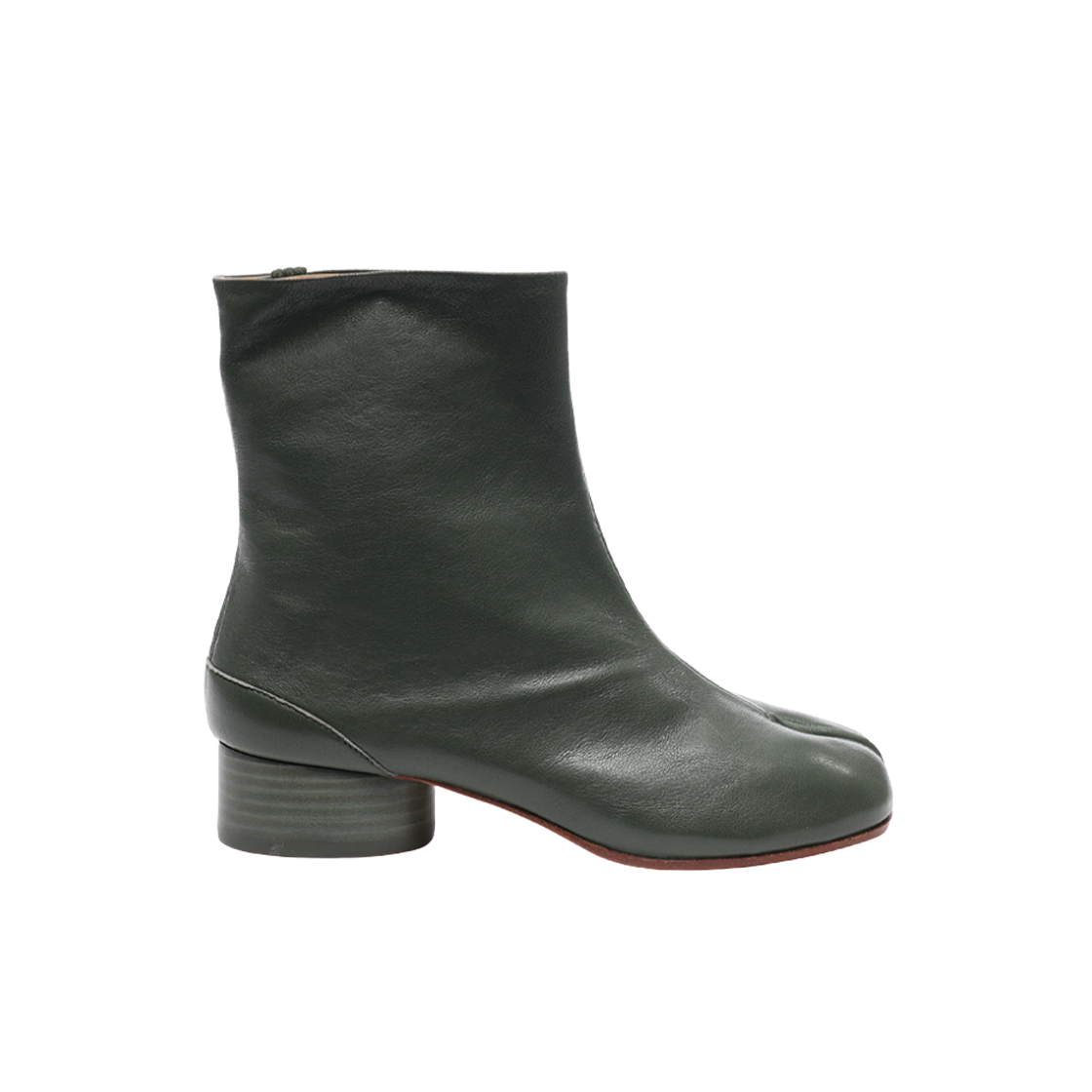S58WU0273P3753T7166 (W) Maison Margiela Tabi Ankle Boots Military Green