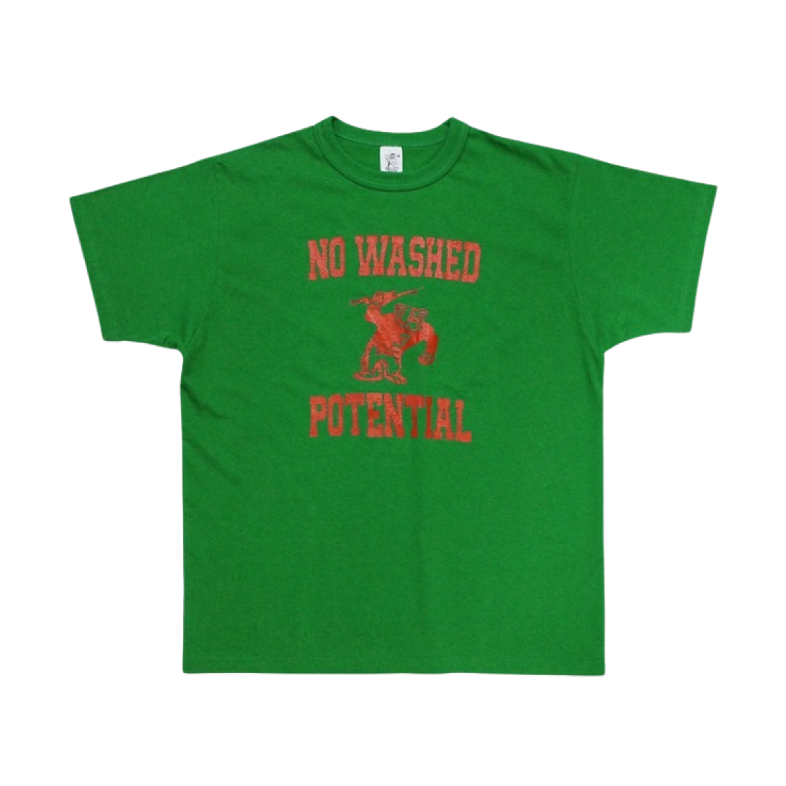 컬렉트 피시스 노 워시드 포텐셜 티셔츠 그린(Collect Pieces No Washed Potential T-Shirts Green)