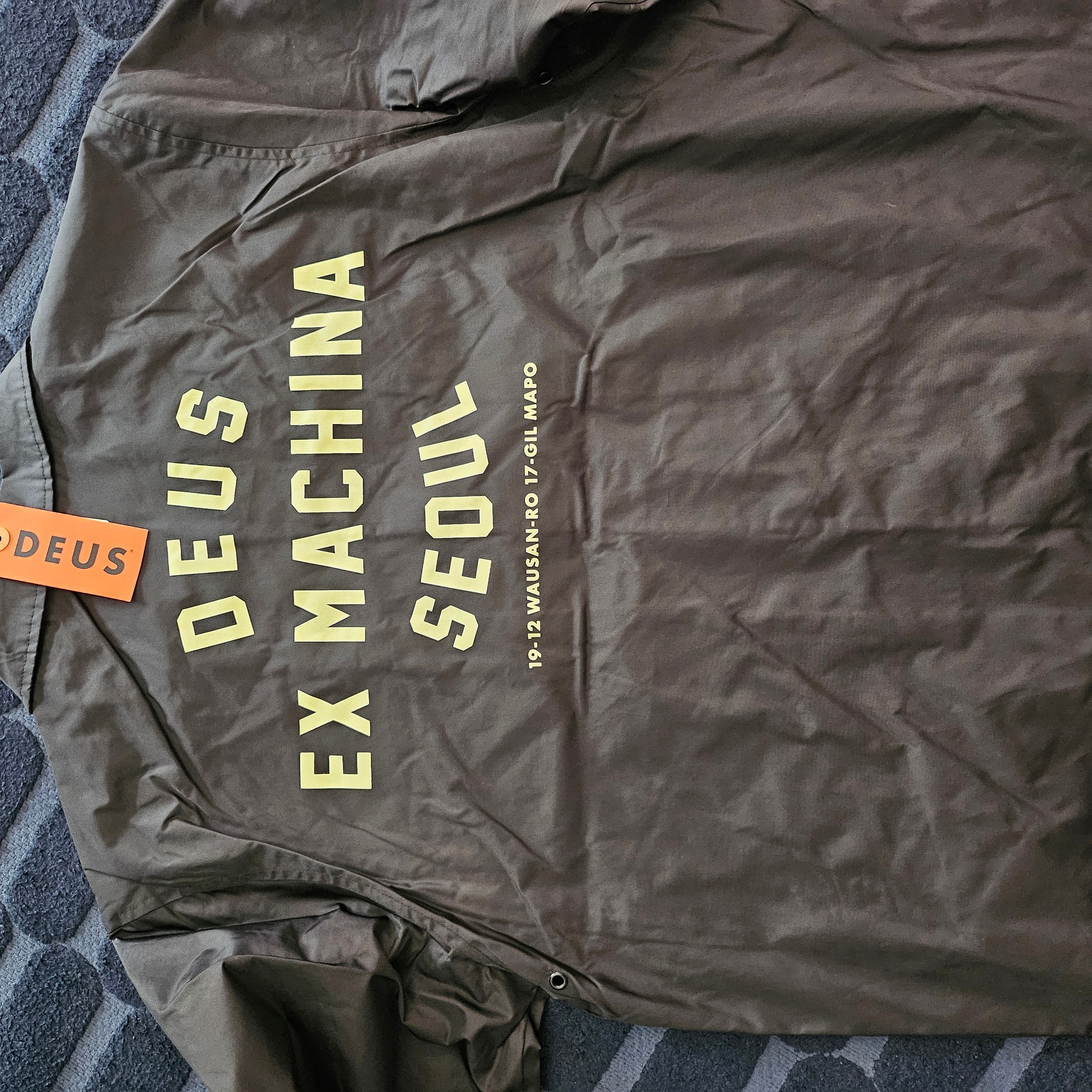 Deus Ex Machina Fortuity Trucker Cap Black, Deus Ex Machina Classic Workwear Jacket 2.0 Black 착용 스타일 - 2
