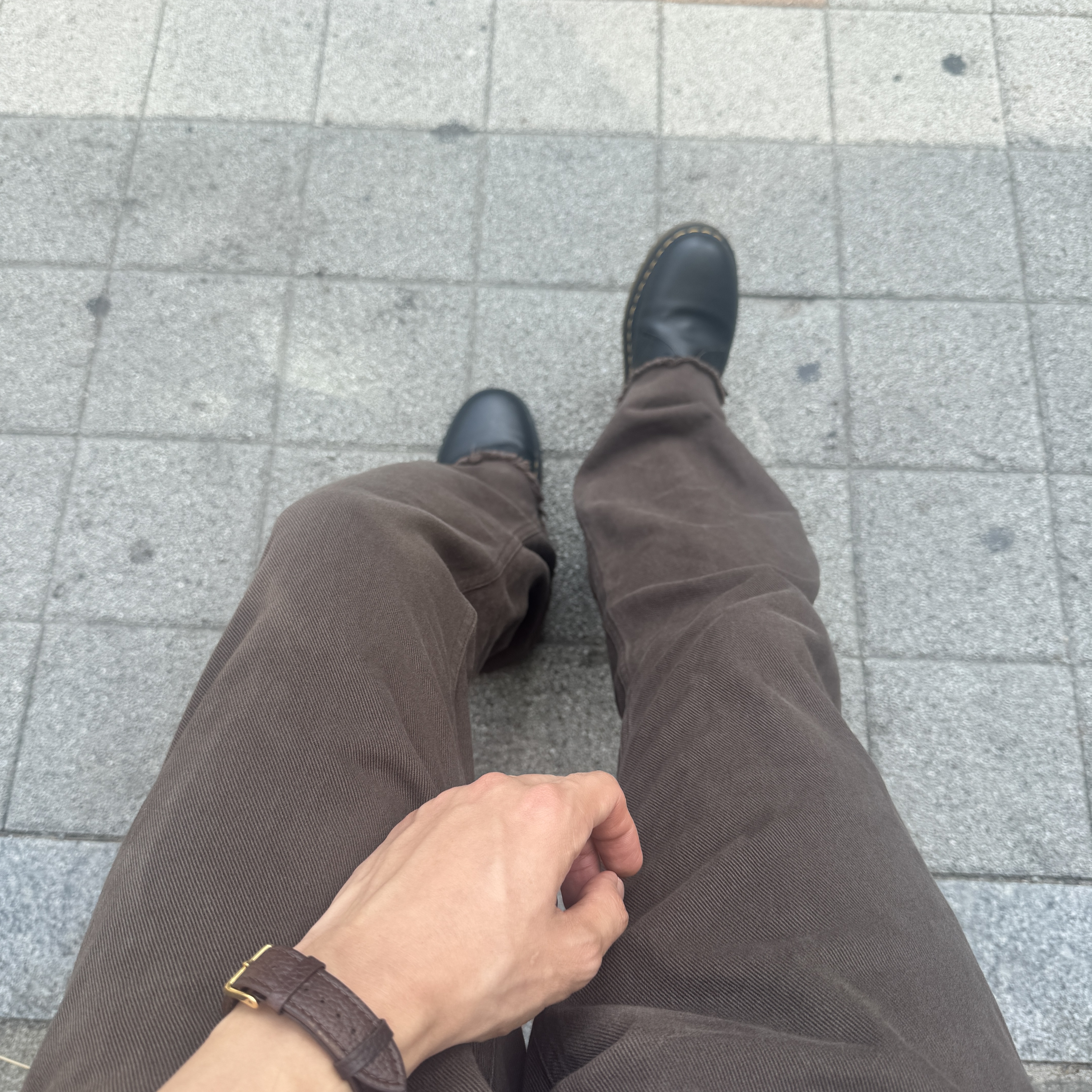 Dr. Martens 1461 Smooth Black 착용 스타일 - 1