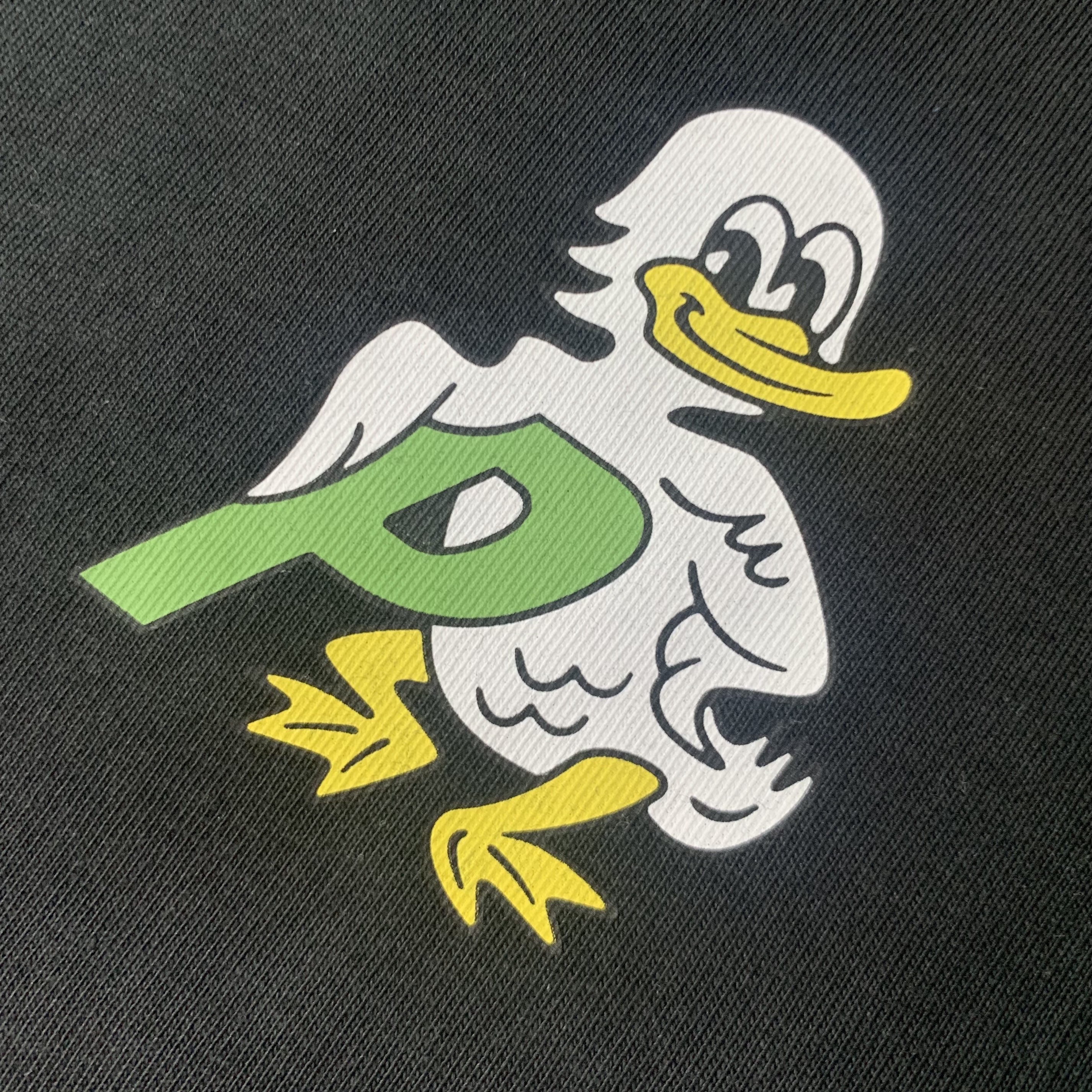 Palace Duck Off T-Shirt Black - 25SS 착용 스타일