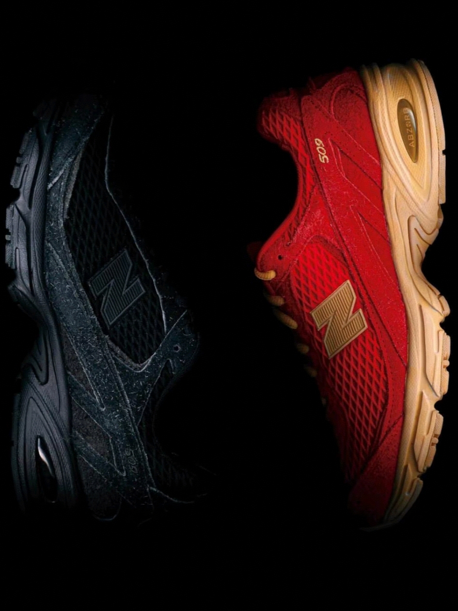 New Balance 509 Deep Red, New Balance 509 Black Castle Grey 착용 스타일