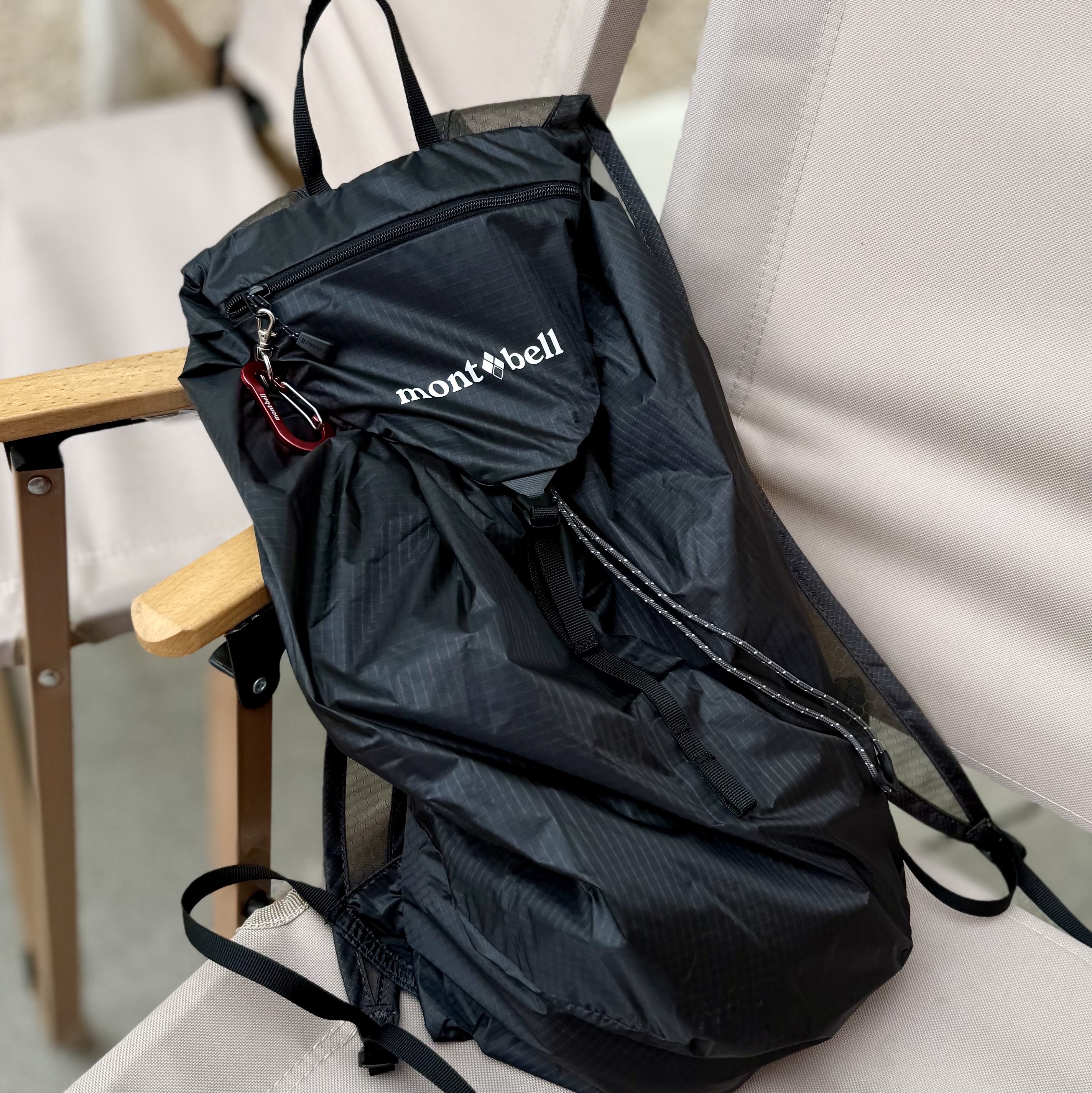 Montbell Versalite Pack 15 Backpack Gunmetal 착용 스타일