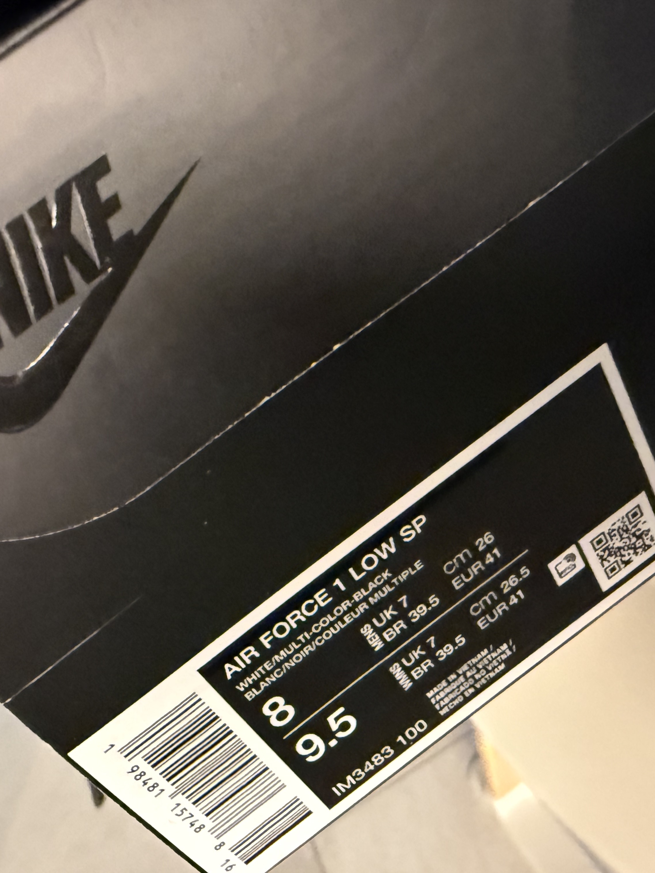 Nike x Supreme x GOODENOUGH Air Force 1 Low White - 25SS 착용 스타일 - 2