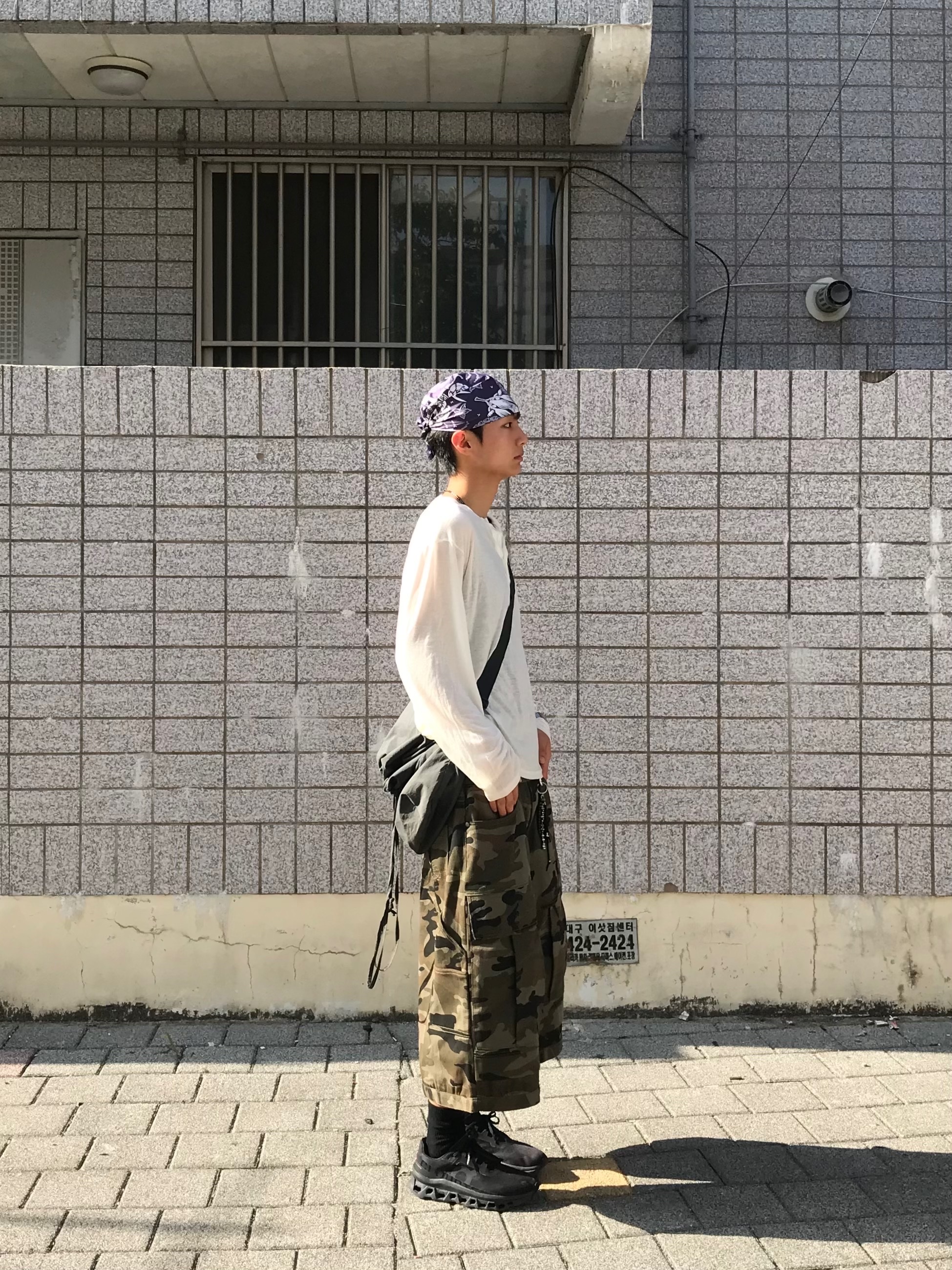 On Running Cloudmonster All Black 착용 스타일 - 2