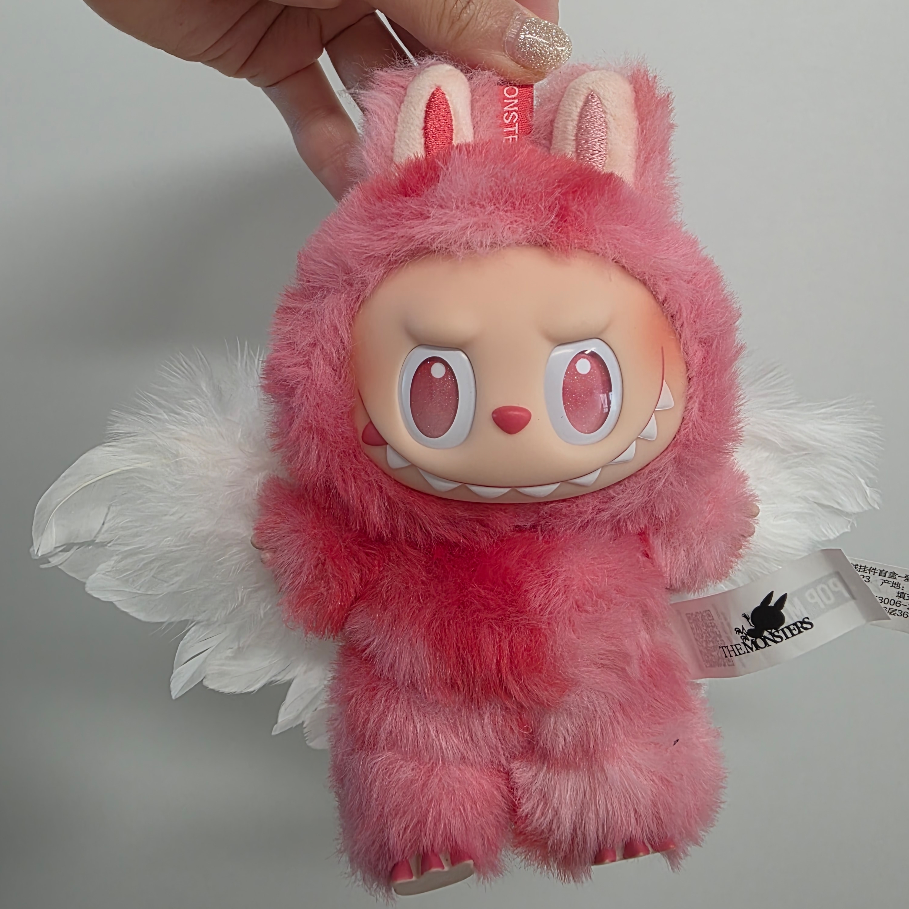 Pop Mart Labubu The Monsters Highlight Series Love Keyring (Opened Case) 착용 스타일 - 1