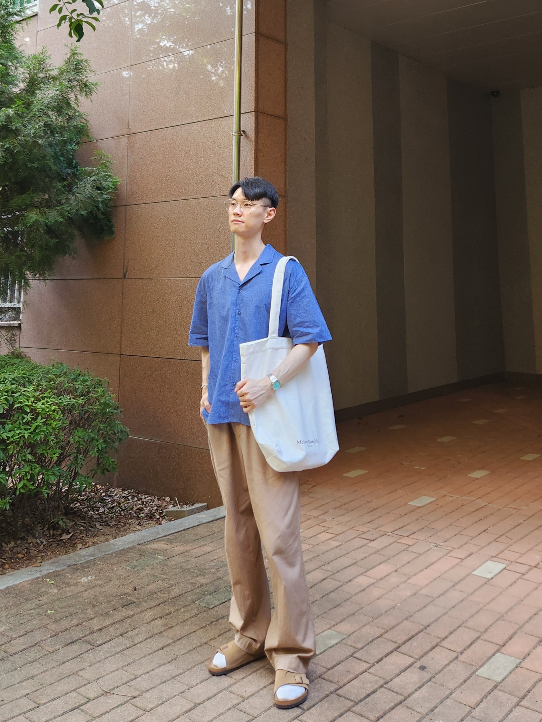 Birkenstock Zurich Suede Leather Taupe - Regular, Casio MTP-B145D-2A1V 착용 스타일 - 2