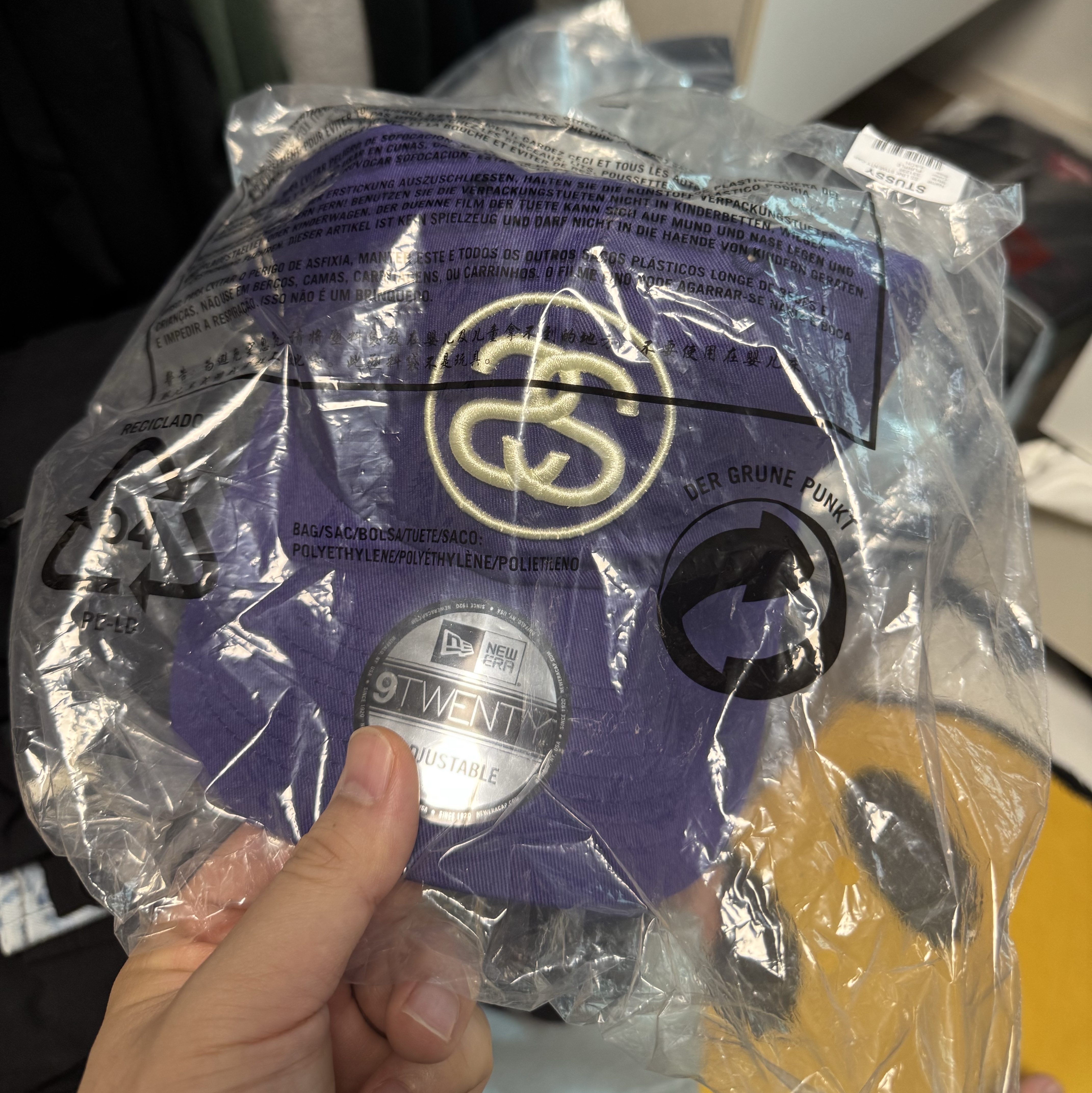 Stussy SS Link 9Twenty Cap Purple 착용 스타일