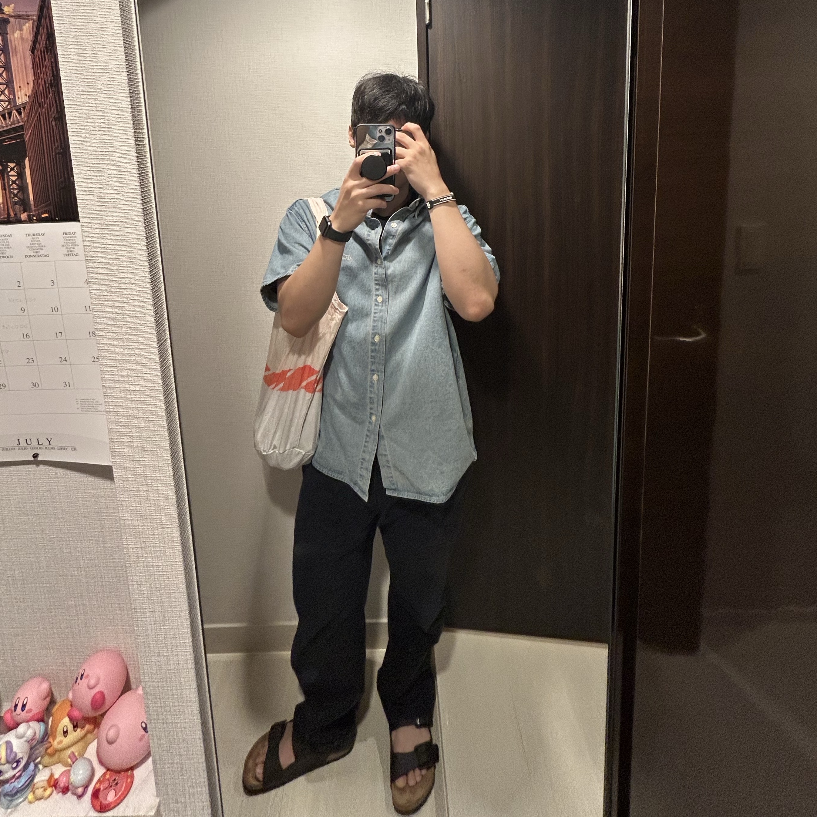Birkenstock Arizona Black - Regular 착용 스타일