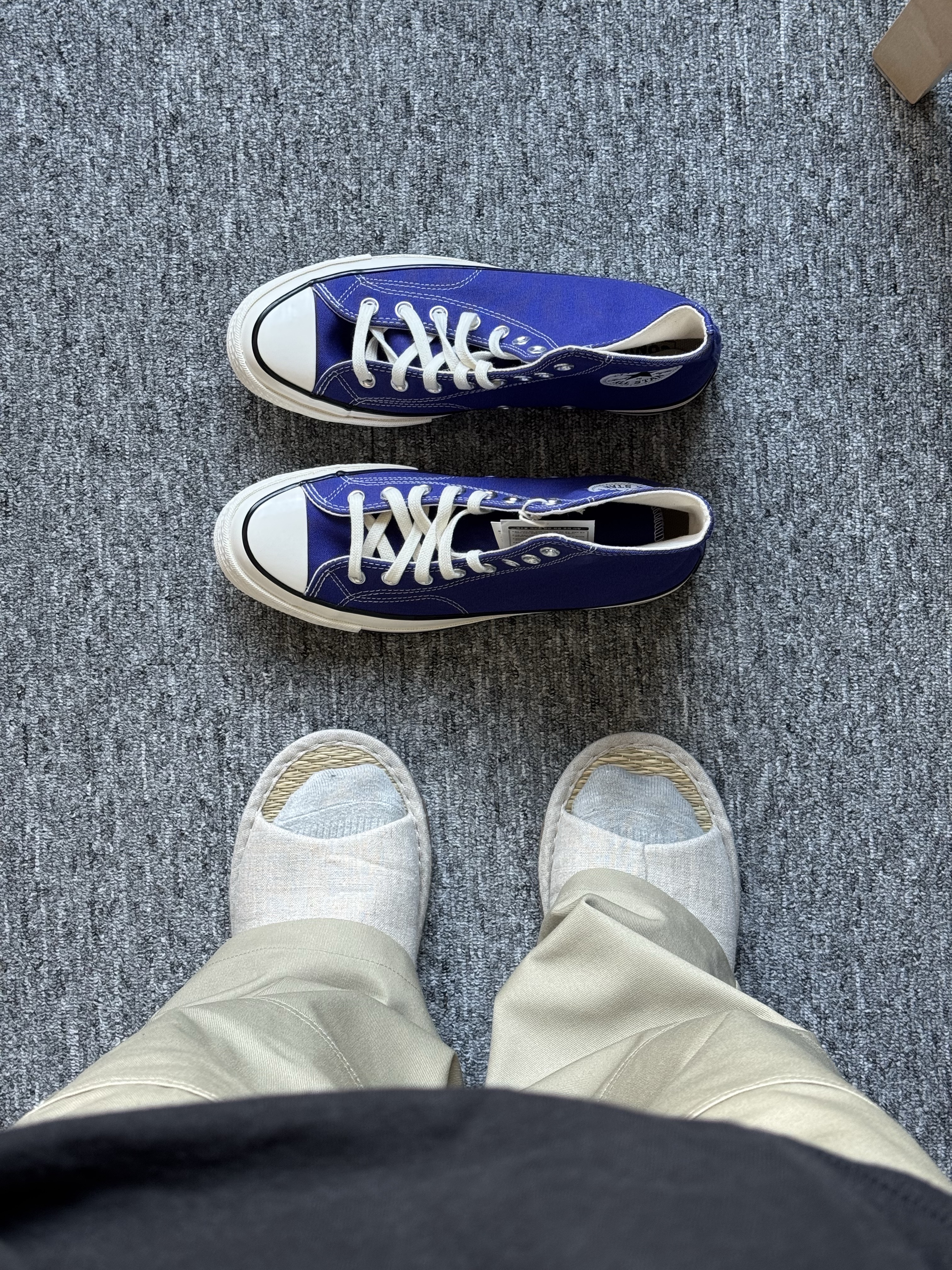 Stussy California Birds T-Shirt Black, Converse Chuck 70 Seasonal Color Night Indigo 착용 스타일 - 2