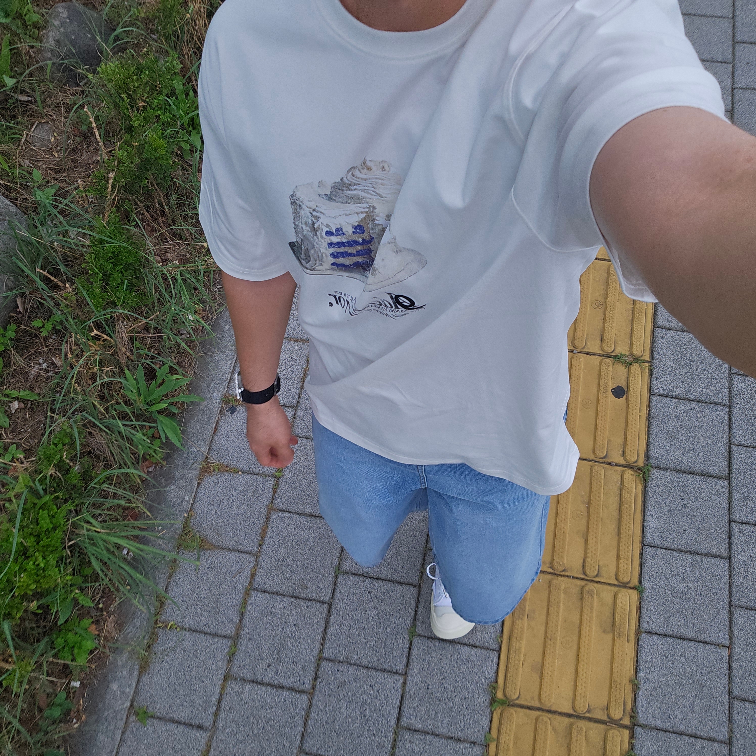 Ader Error Og; 9th @2231 T-Shirt Off White, (W) Camper x Ader Error Proto-111-S Cinder Basic Sneakers White 착용 스타일 - 2
