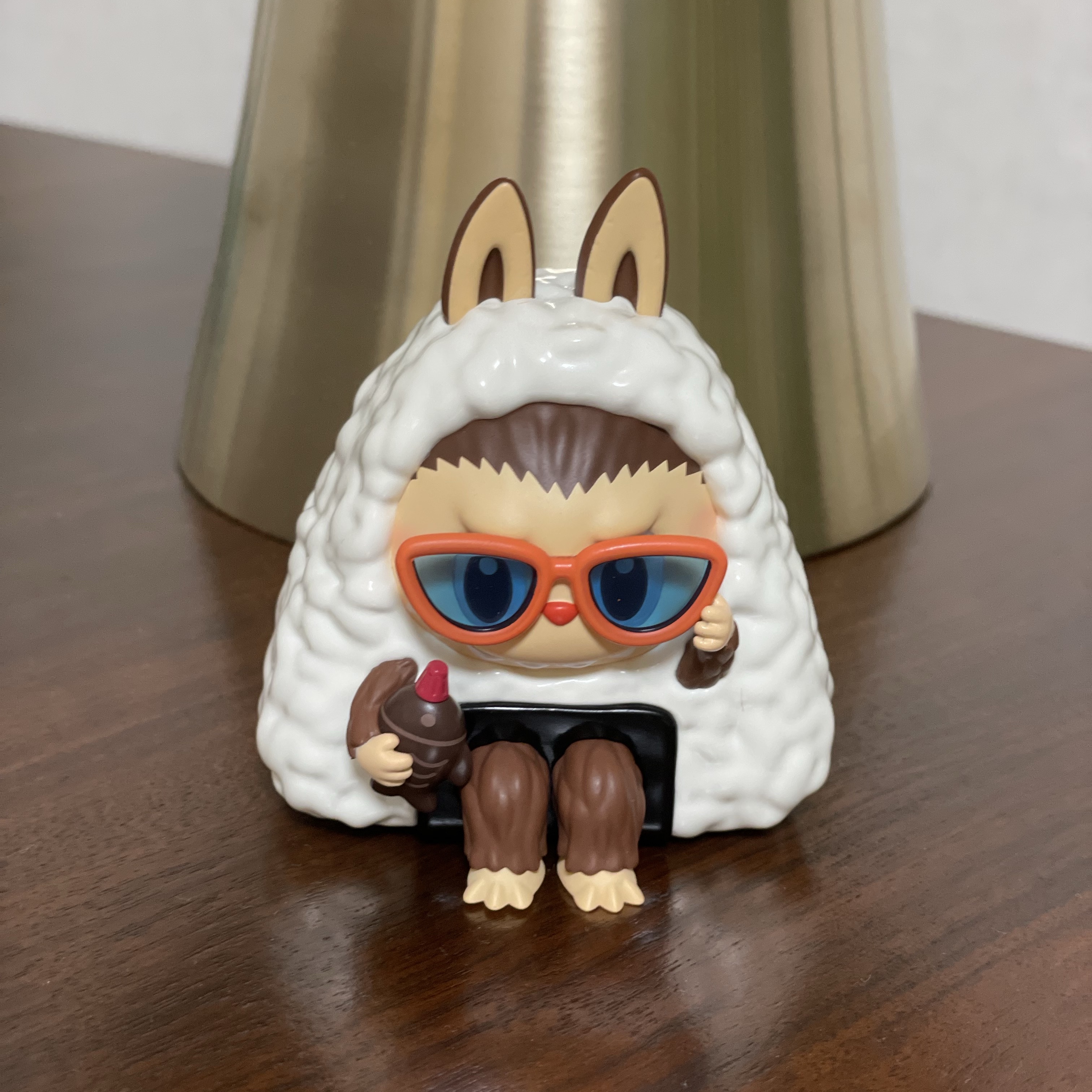 Pop Mart Labubu The Monsters Wacky Mart Series Figures Onigiri (Opened Case) 착용 스타일