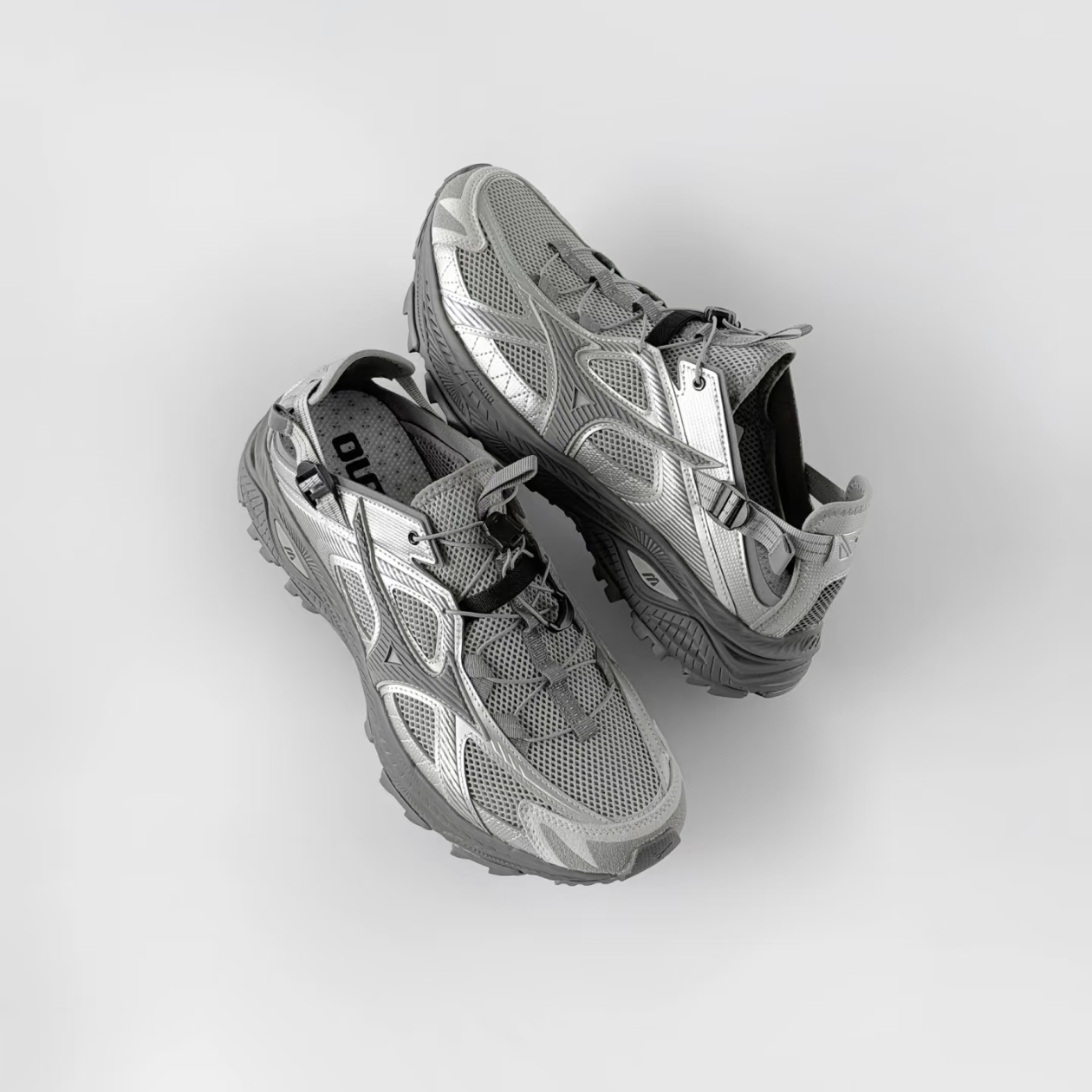 Mizuno Racer Trail SE Silver Grey 착용 스타일