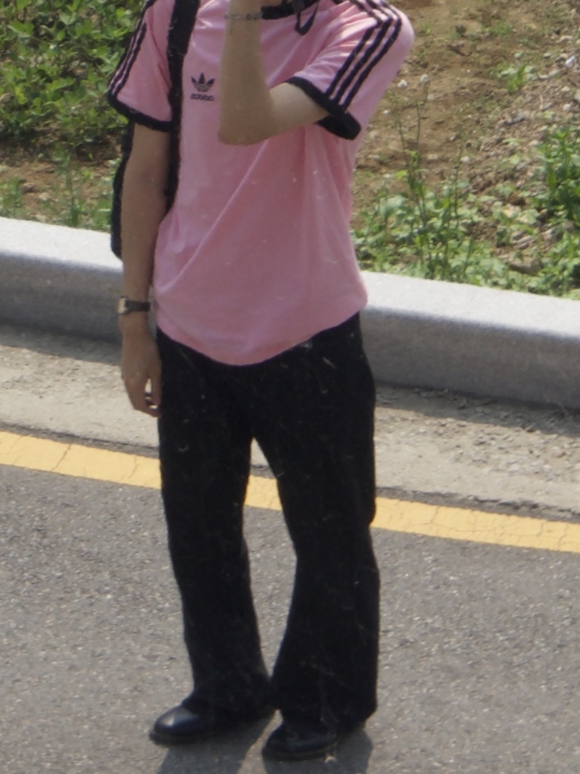 Dr. Martens 1461 Smooth Black, Casio AQ-230GG-9A 착용 스타일 - 2